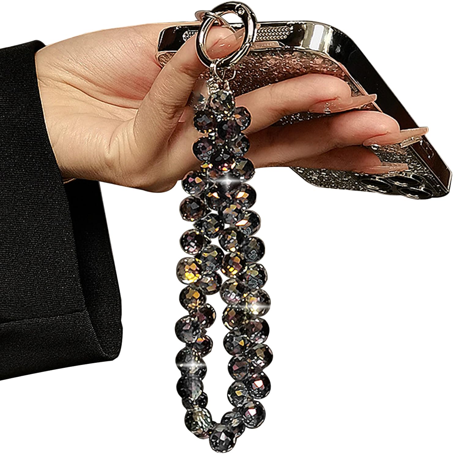 Amazon.com: TENOC Beaded Phone Wrist Strap, Cellphone Lanyard