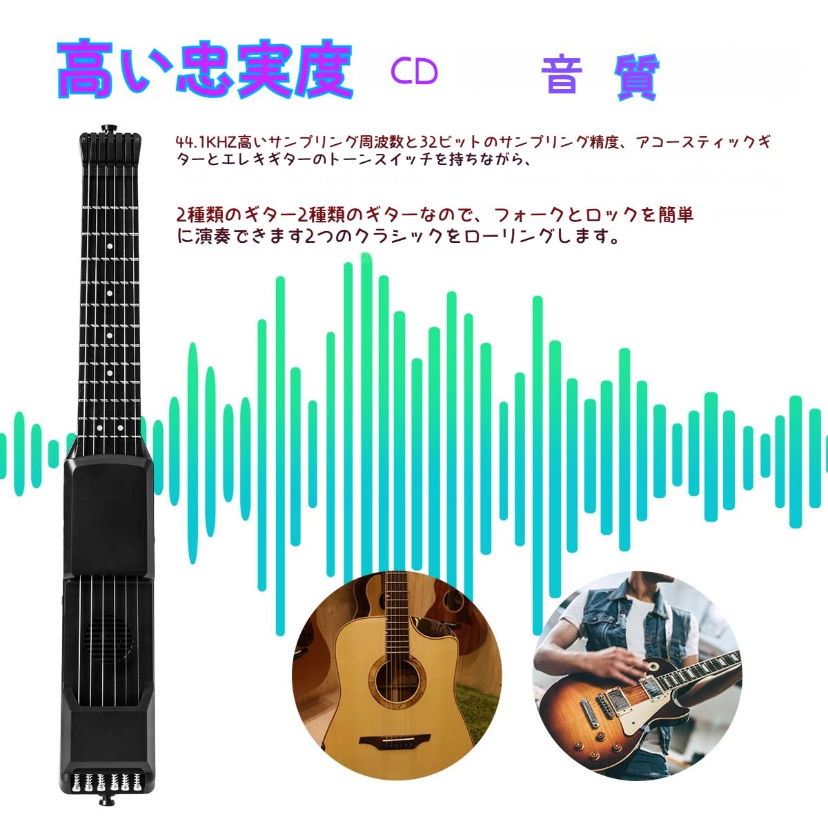 Amazon | WGM 新登場スマートエレキギター 7フレット スマートエレキ