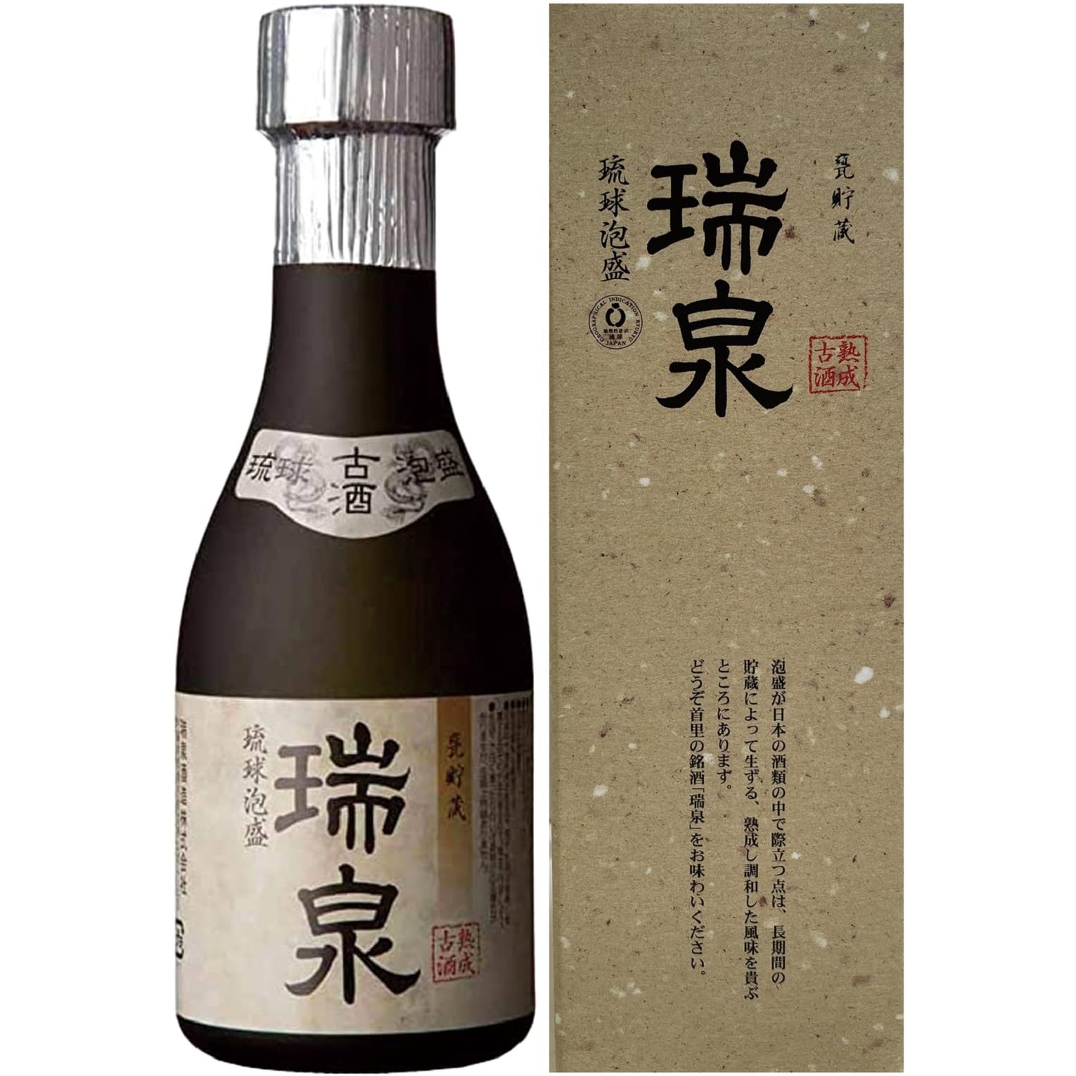 Amazon.co.jp: 瑞泉古酒 43度 180ml [ 焼酎 沖縄県 ] [ギフトBox入り