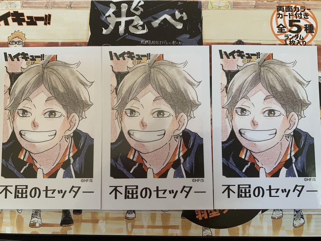 Amazon.co.jp: ハイキュー!! 烏野羽クッキー 両面カード クッキー 菅原