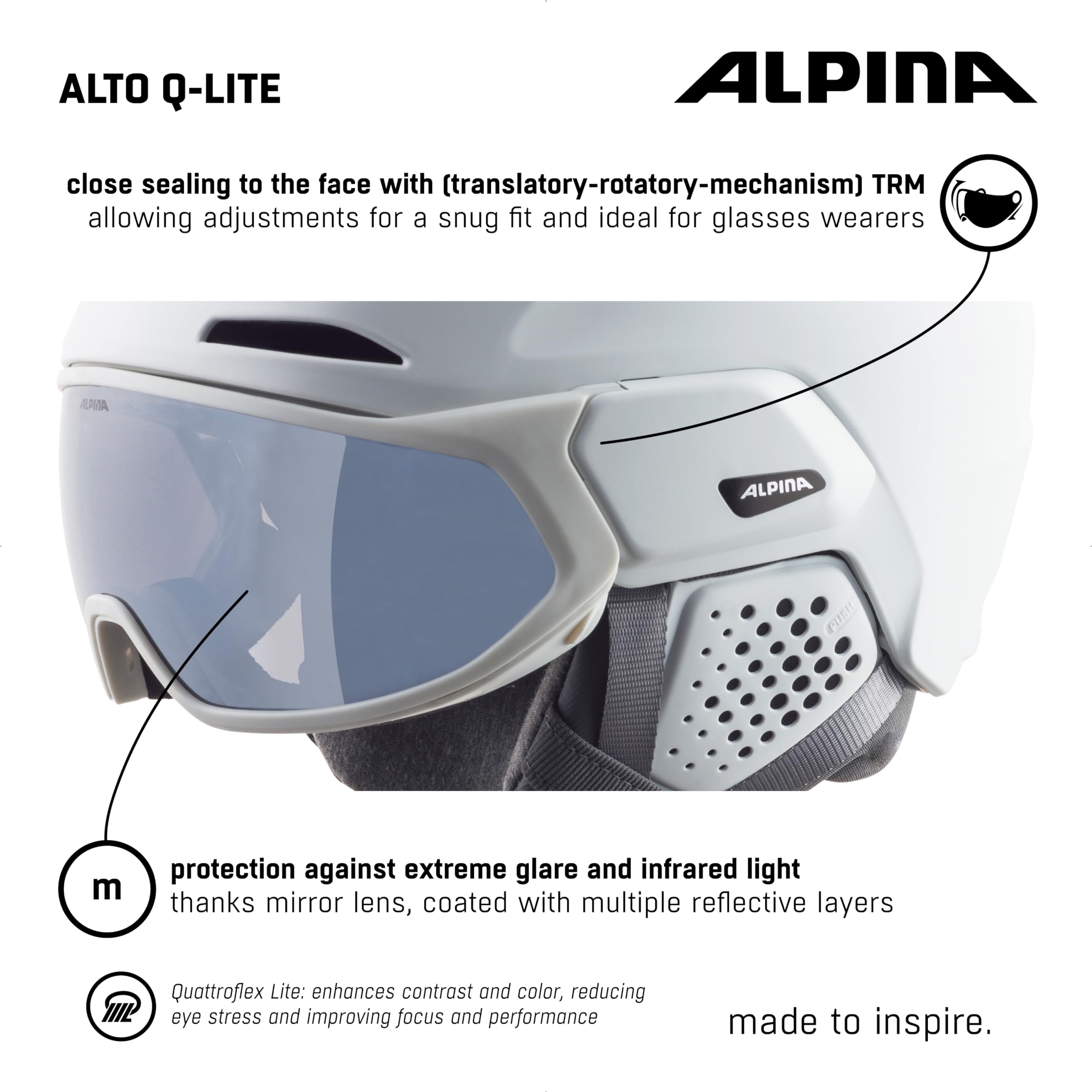 Amazon | ALPINA(アルピナ) スキースノーボードバイザーヘルメット