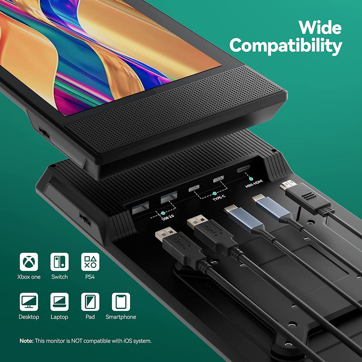 Amazon.co.jp: Kwumsy L1 モバイルモニター タッチパネル 12.3インチ