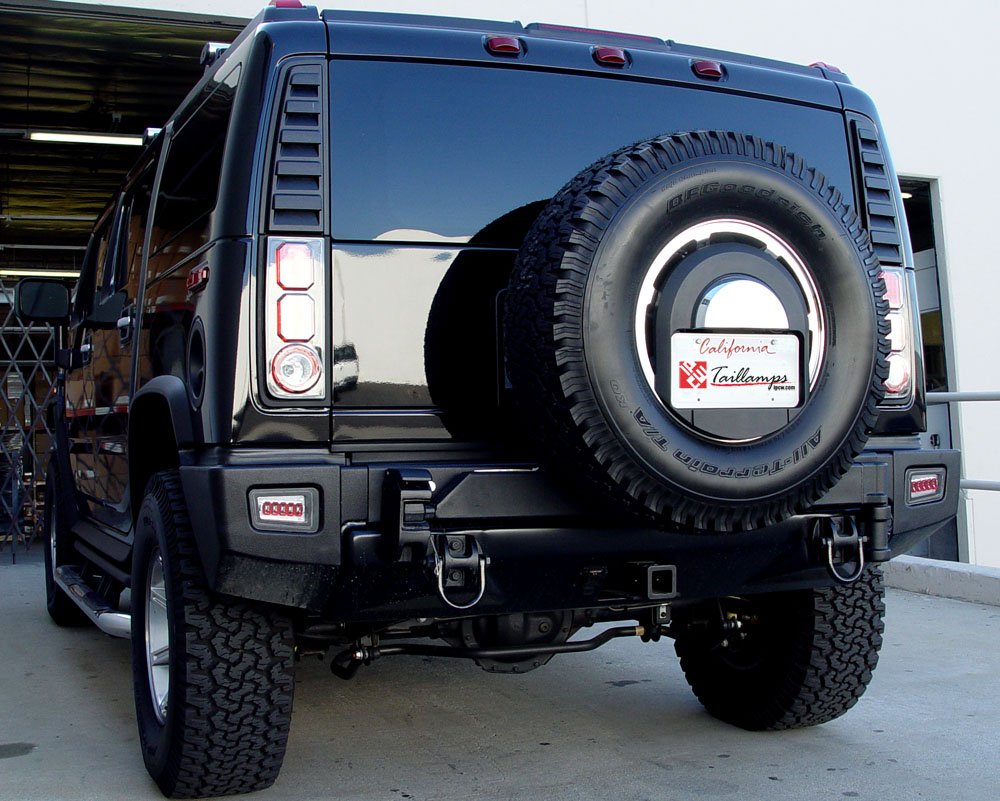 Amazon | ハマーH2 LEDリアバンパーライト(クローム) | ブレーキ