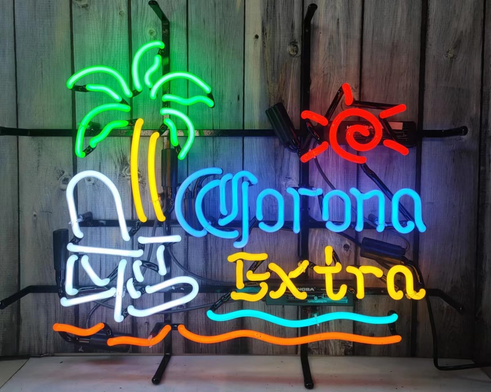 Hvkeer Neon Signs for Wall Decor New 24''x20'' Coronas Extra Palm