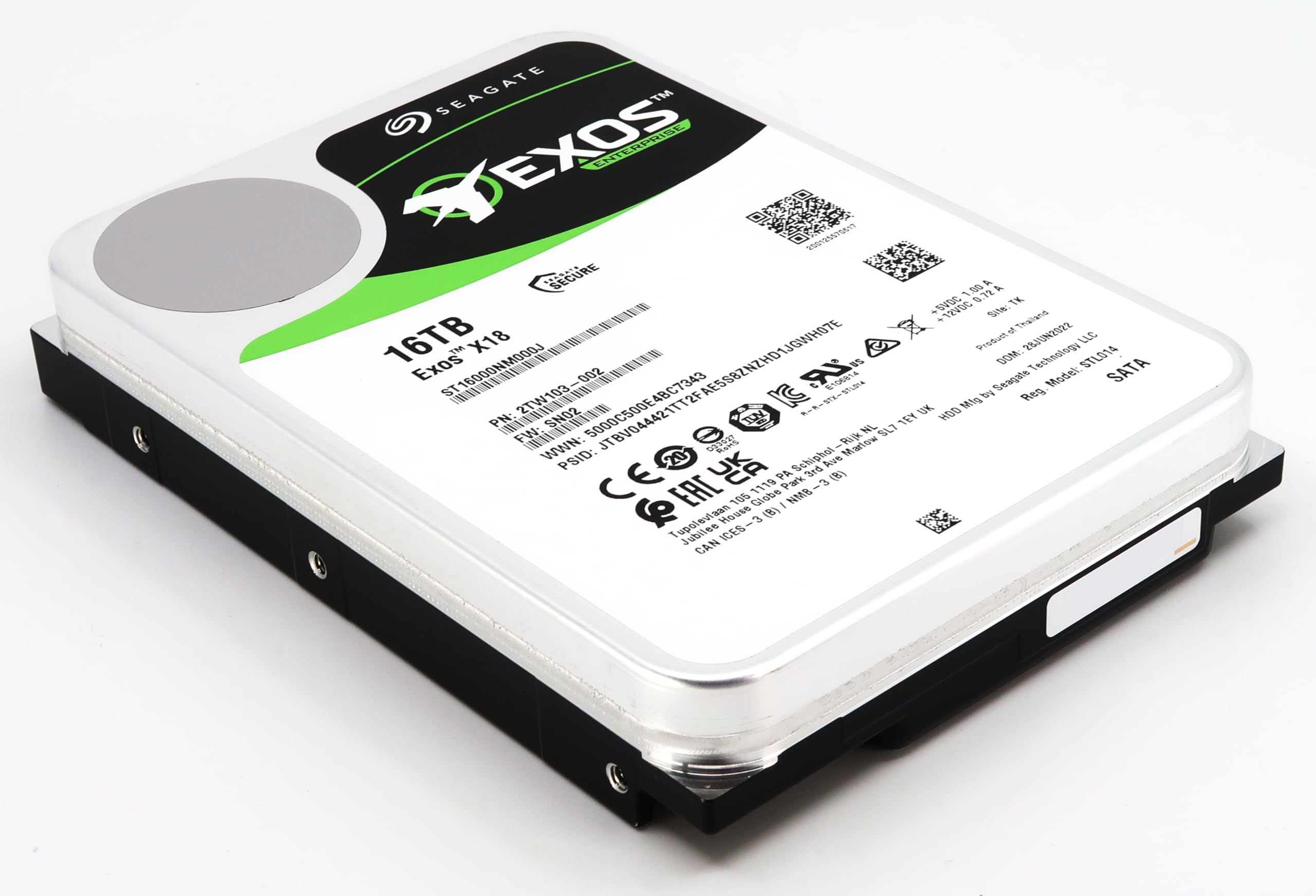 Amazon | 【整備済み品】 Seagate Exos X18 SATA 512E CMR 内蔵