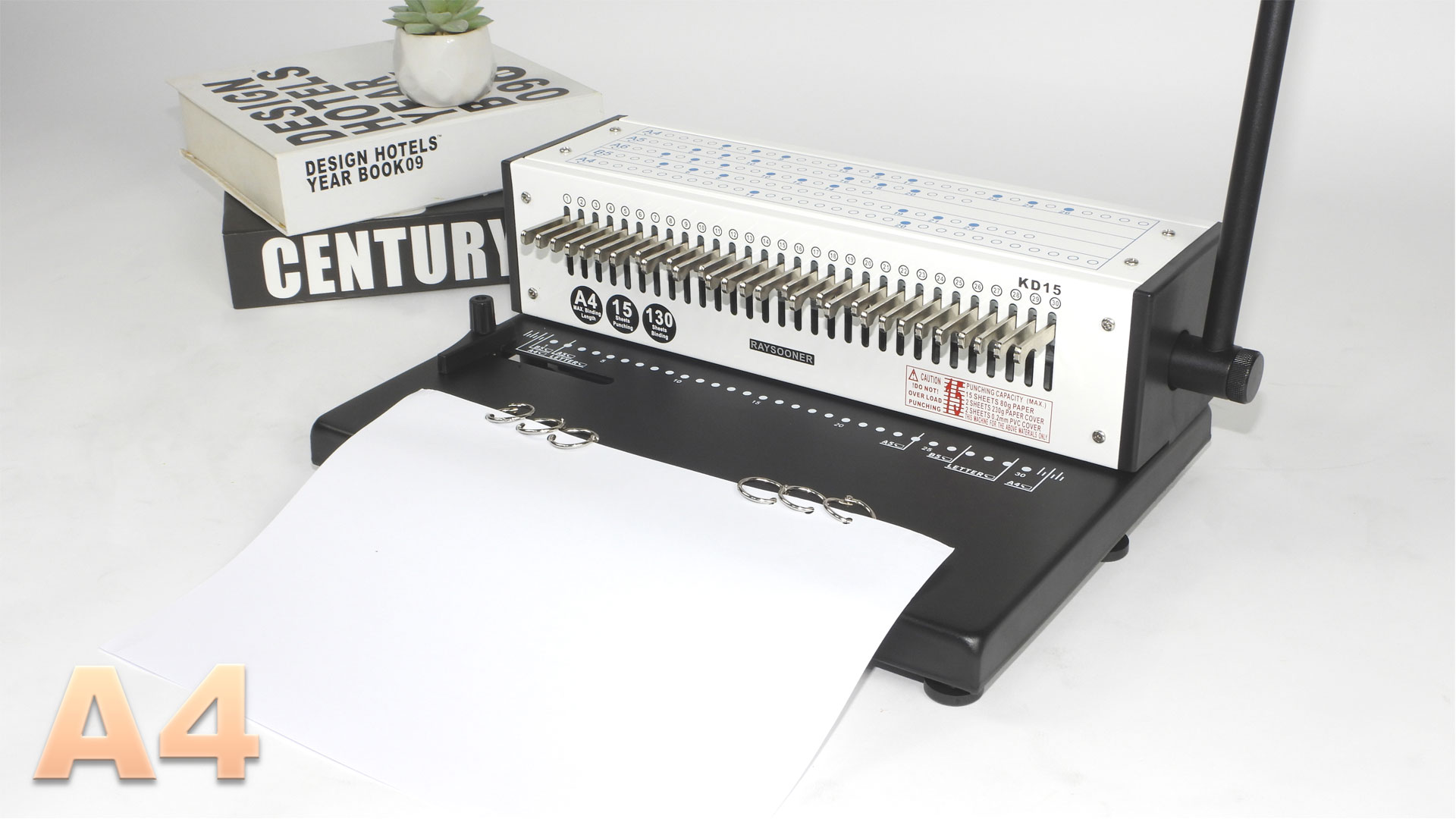 Amazon.co.jp: RAYSOONER KD-15 製本機 1～30穴まで調整可能 穴あけ