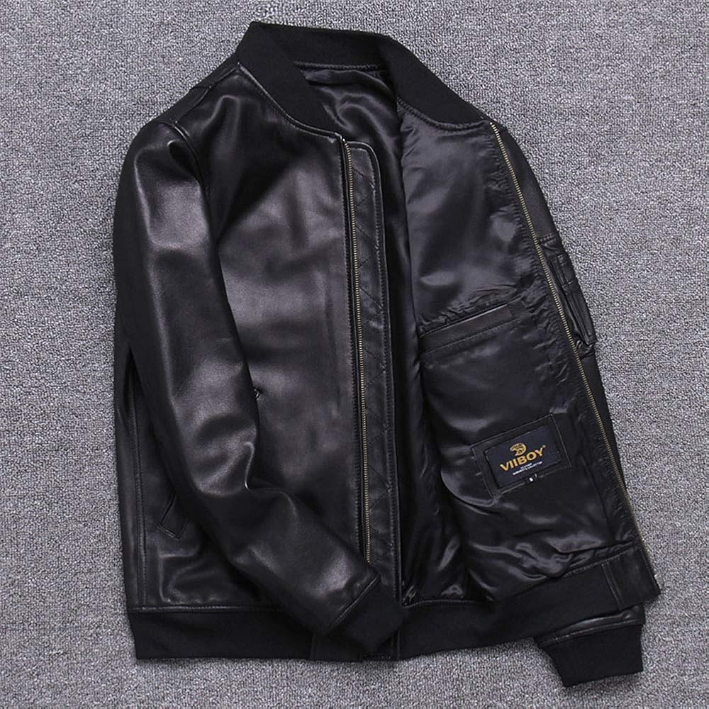 Amazon | [N++A] 羊革 シープスキン USAAF TYPE MA-1 フライト