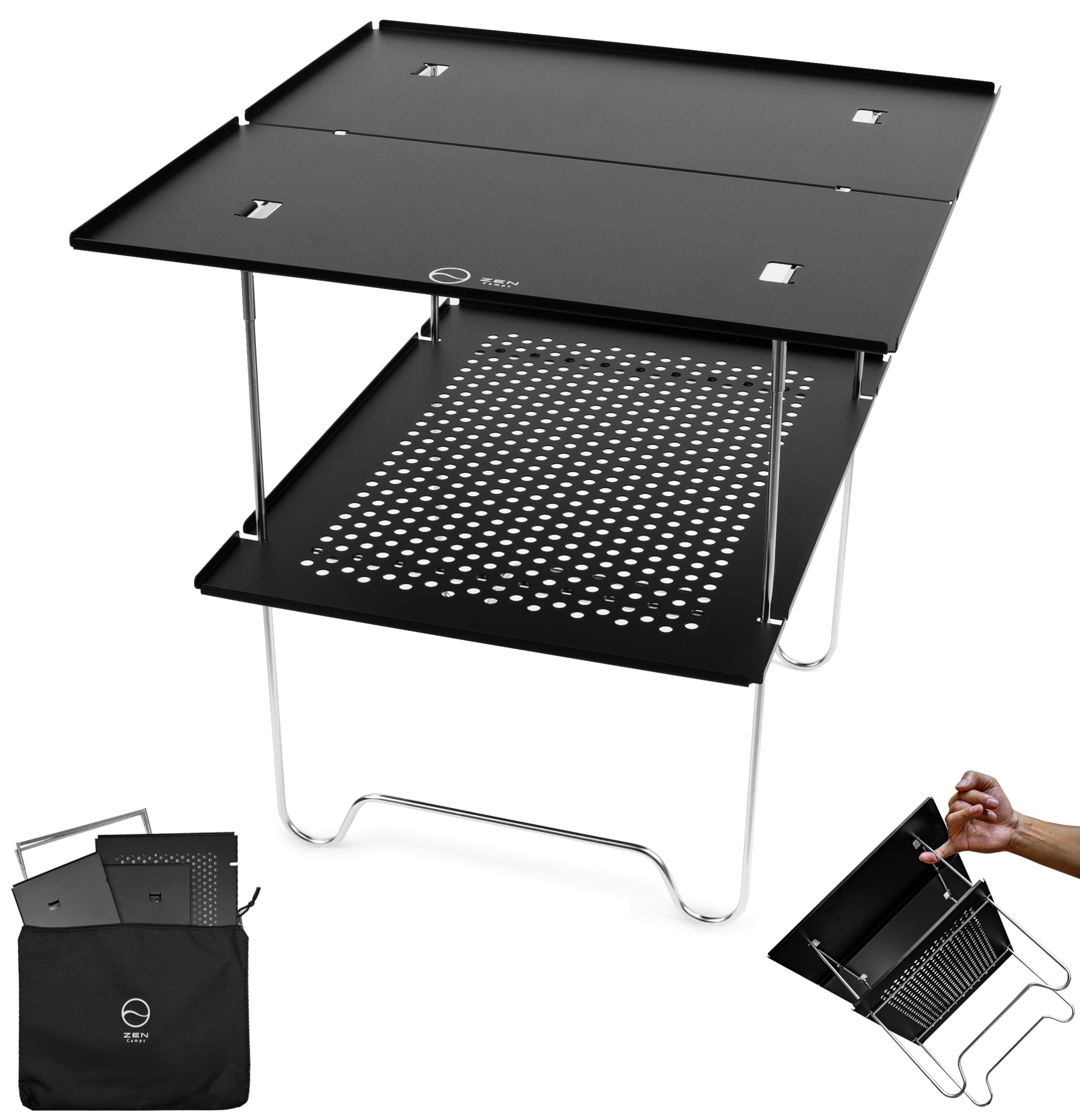Amazon.co.jp: ZEN Camps Air-2 Table アウトドアテーブル ソロ