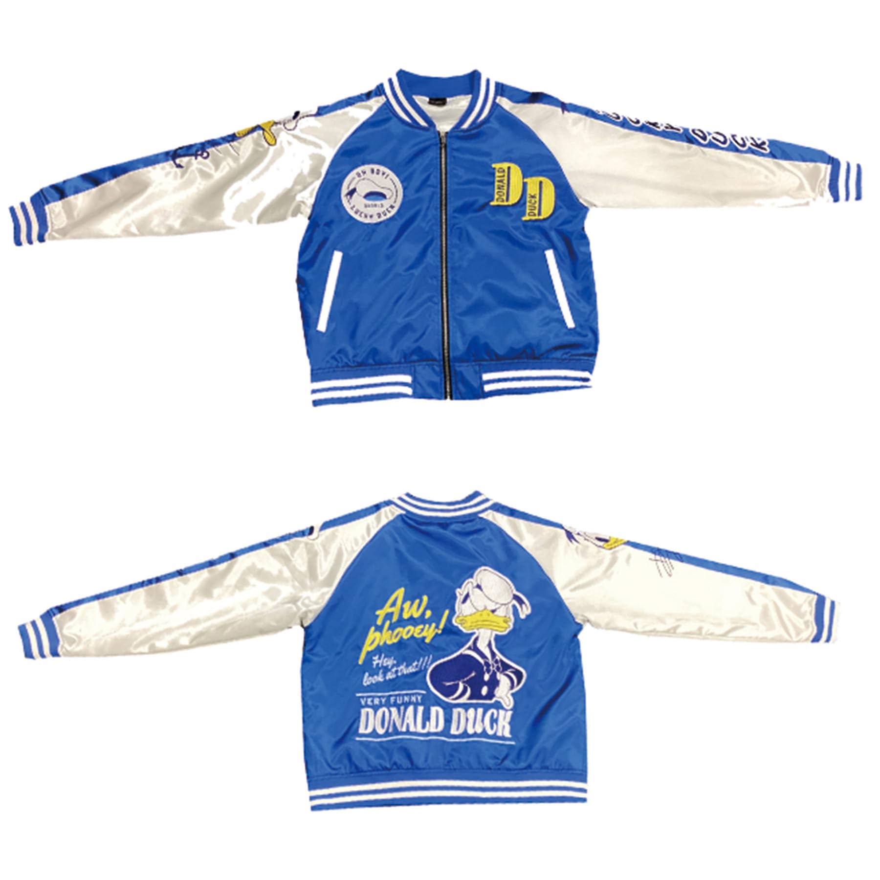 Amazon.co.jp: [丸眞] スカジャン(L) ディズニー ドナルド ラッキー