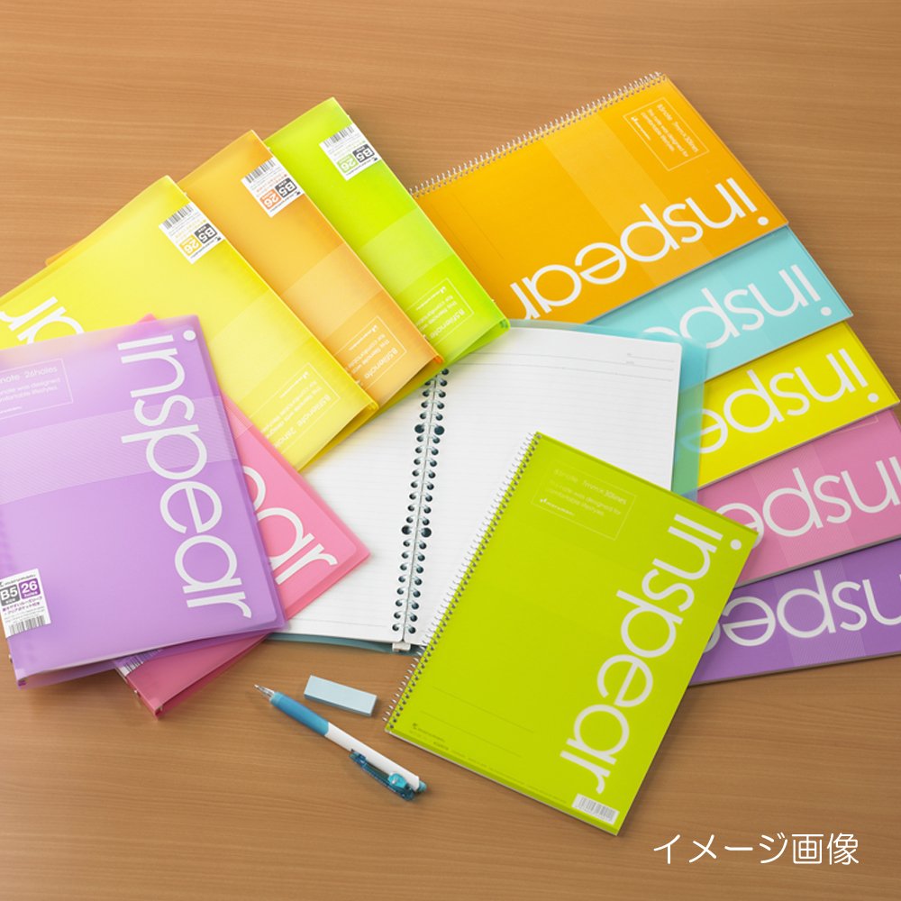 Amazon | マルマン ルーズリーフ バインダー B5 インスピア 26穴