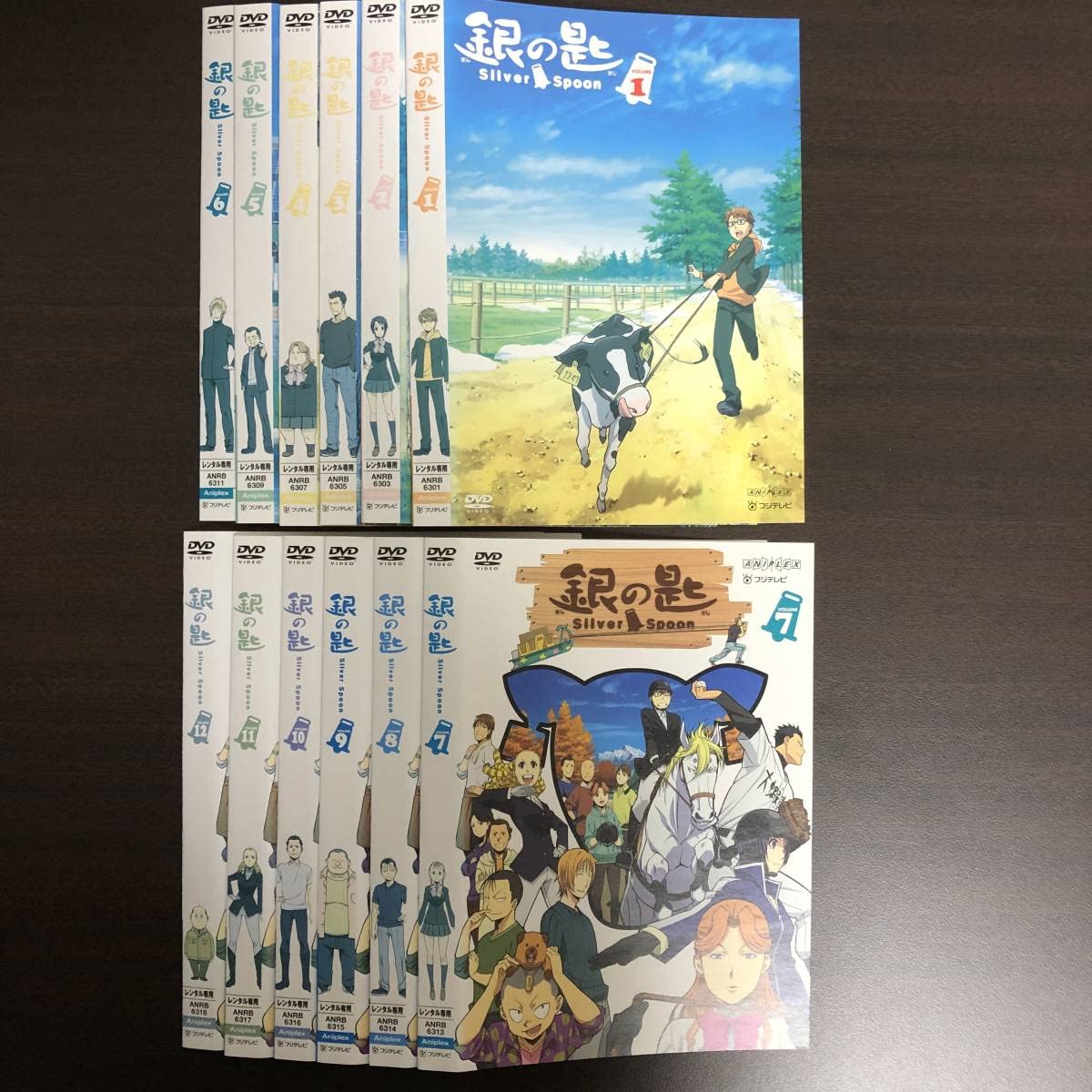 Amazon.co.jp: レンタル使用済DVD アニメ 銀の匙 Silver Spoon 全12巻