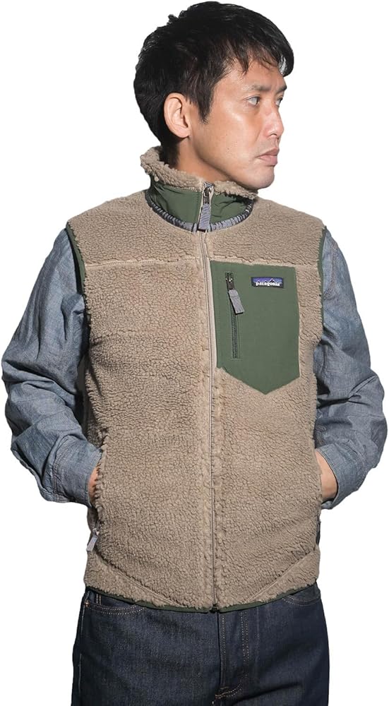 Amazon | [パタゴニア] クラッシックレトロXベスト シーバードグレー