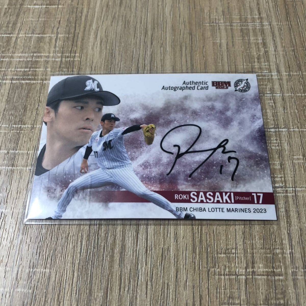 限定99枚特大写真40×50cm・佐々木朗希 直筆サインFANATICS/MLB