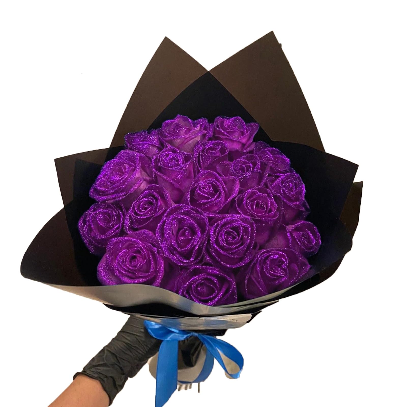 Amazon｜KCRPM グリッターローズブーケ - キラキラローズブーケ DIY