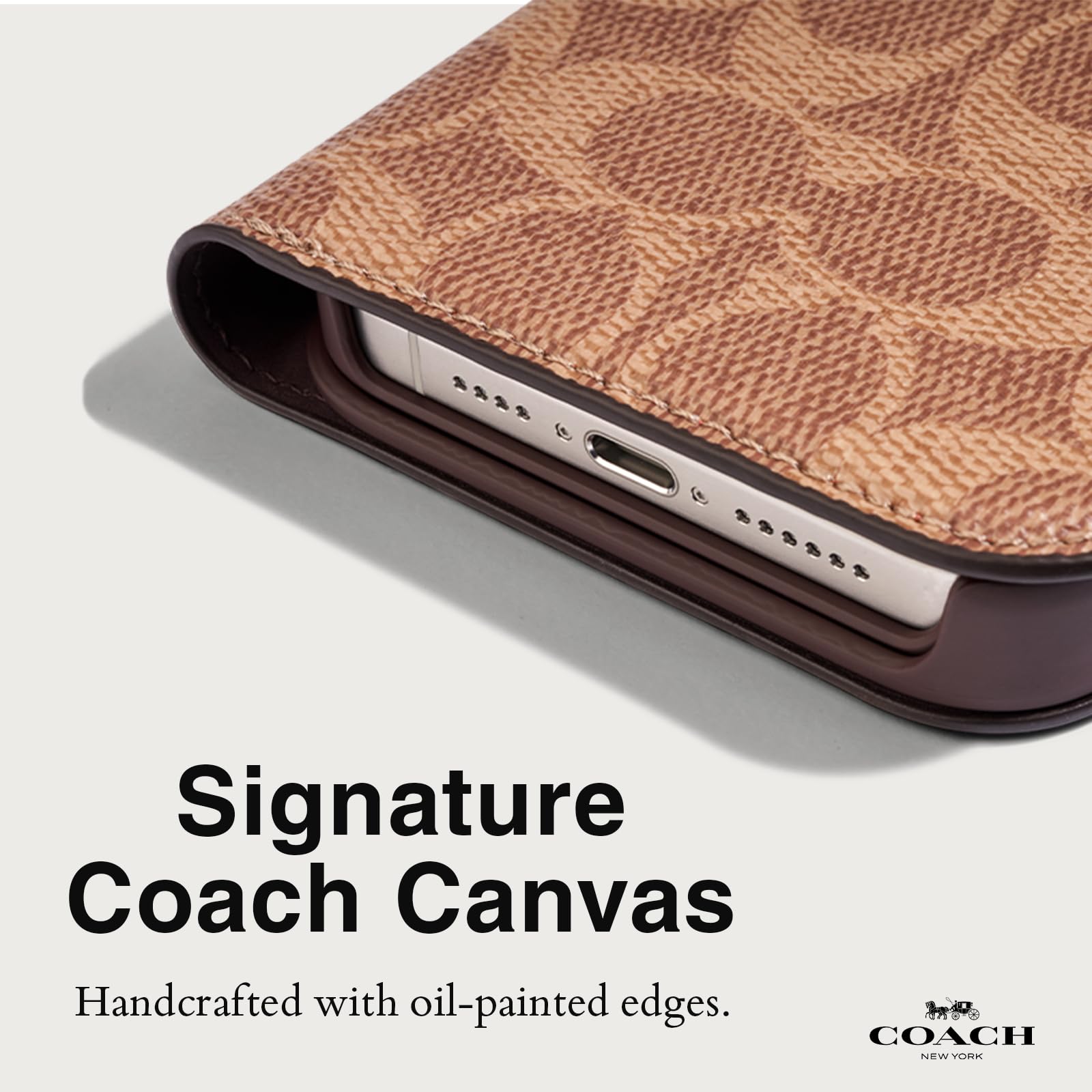 Amazon.com: Coach Signature Canvas Two Piece Detachable Wallet