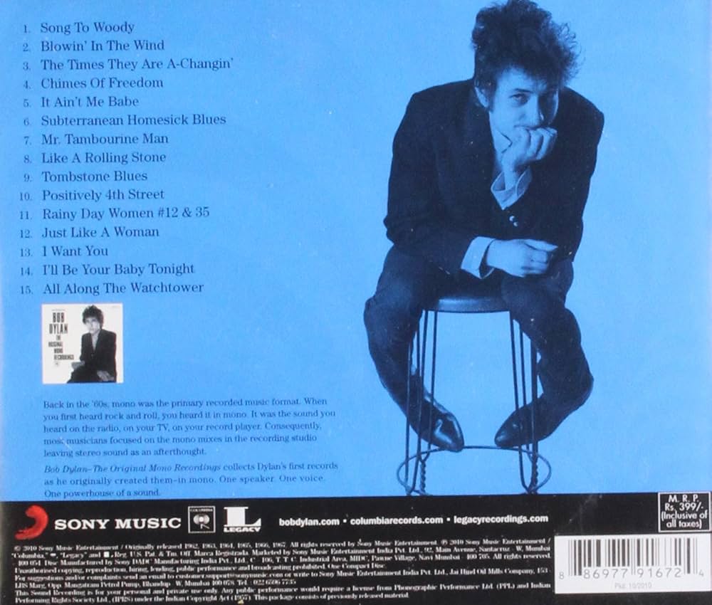 Bob Dylan - The Best Of The Original Mono Recordings - Amazon.com
