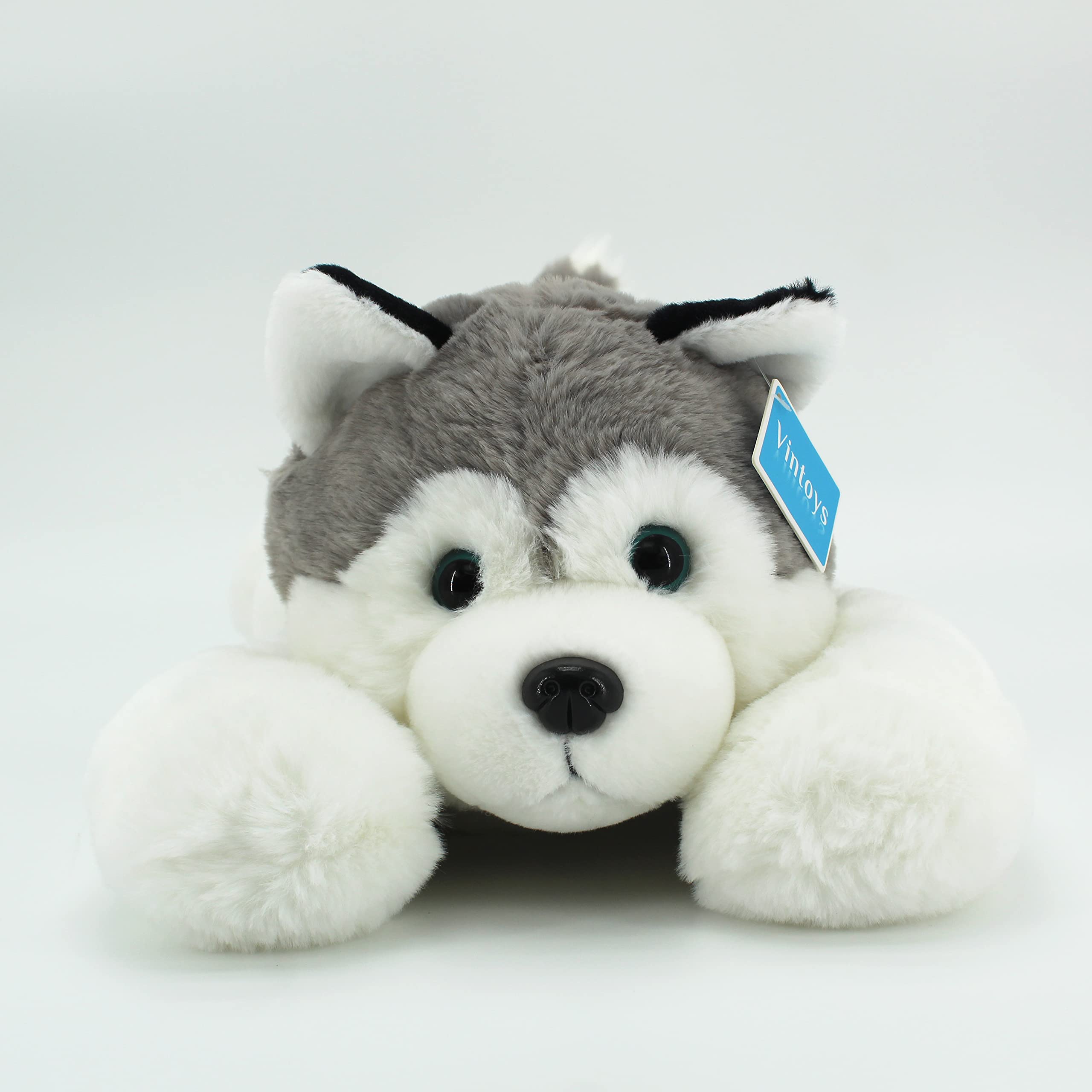 Amazon.com: Vintoys Siberian Husky with Scarf Dog Plush Stuffed
