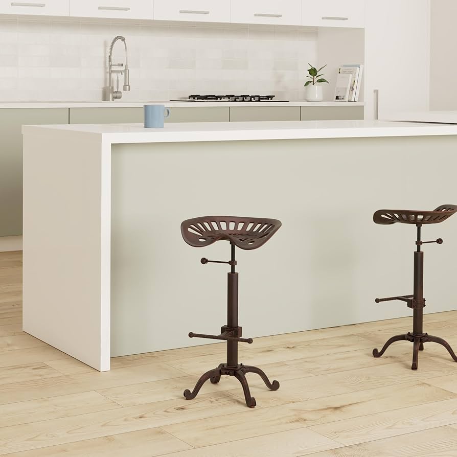 Amazon｜工業用バースツール 回転トラクターシートバー 高さ調節可能