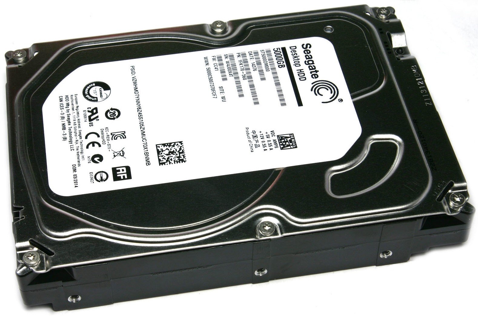 Amazon.com: Seagate Barracuda ST5000DM000 5TB 3.5-Inch Internal