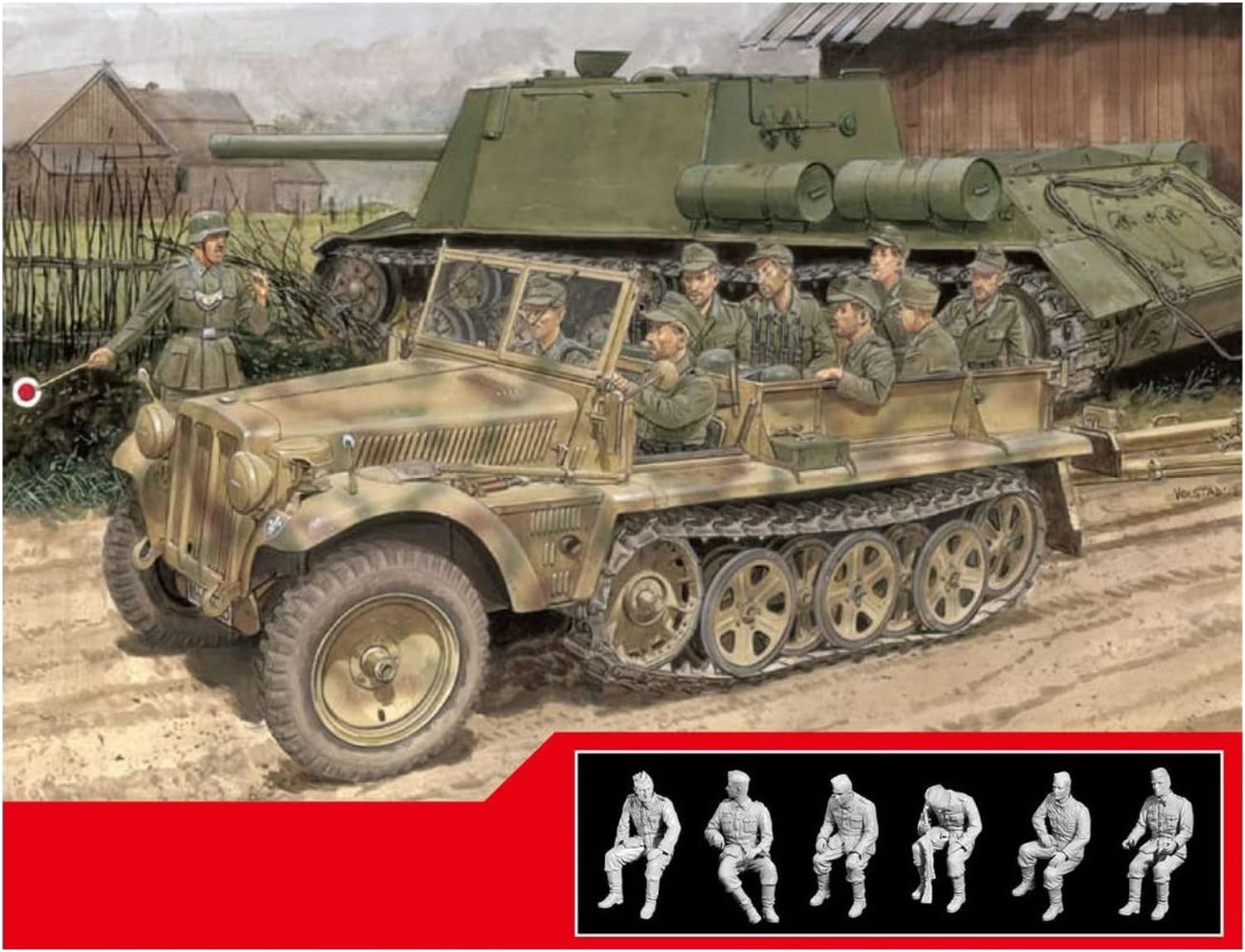 Amazon | ドラゴン 1/35 第二次世界大戦 ドイツ軍 Sd.Kfz.10 1tハーフ