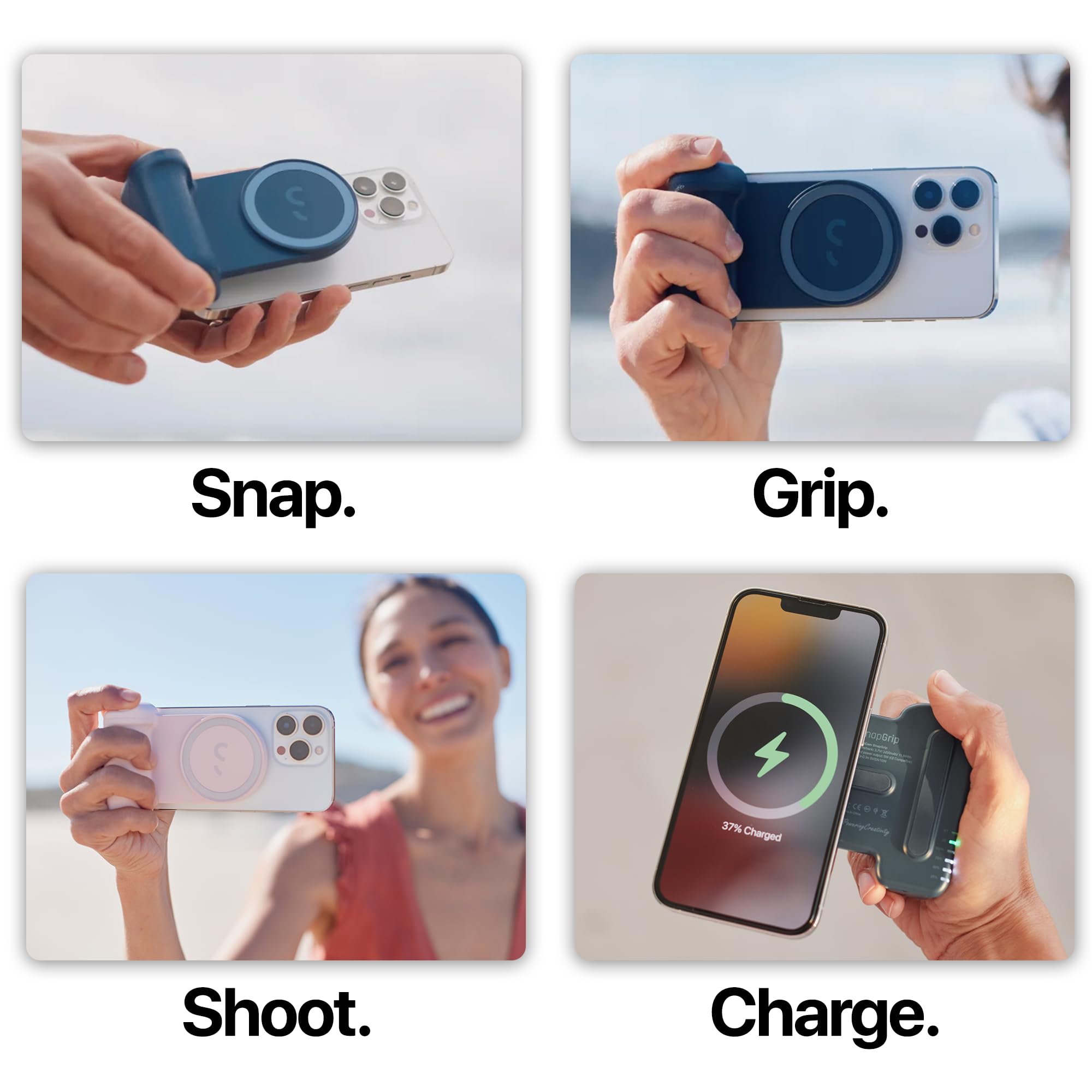 Amazon | ShiftCam 【国内正規品】SnapGrip MagSafe対応オールインワン