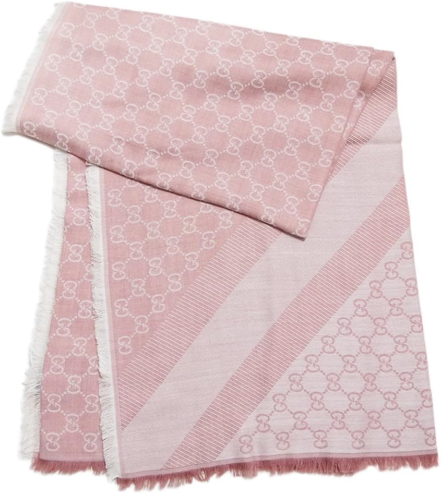 Amazon | [グッチ] GUCCI シルク混 GG柄 正方形ストール（スカーフ
