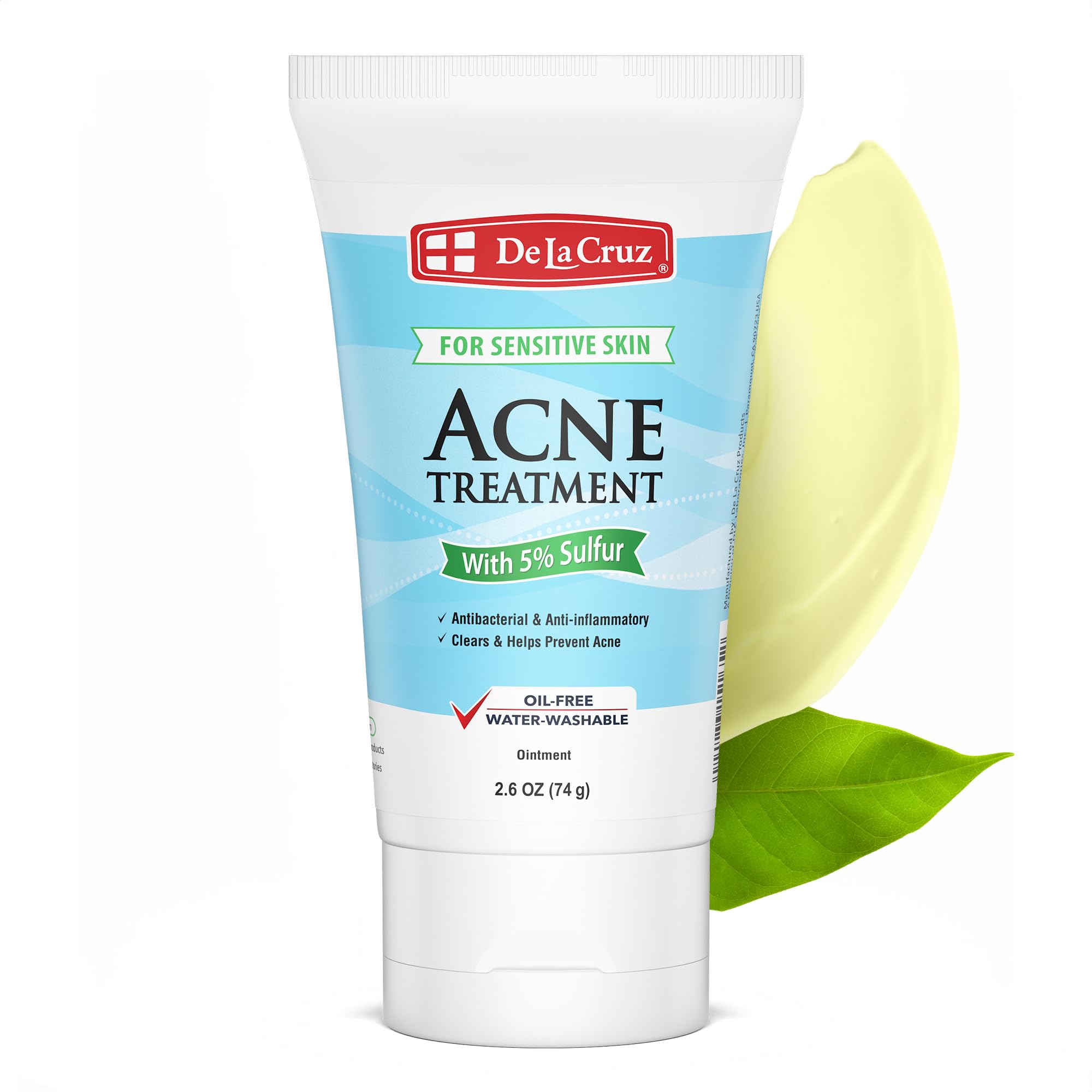 Amazon.com : De La Cruz 5% Sulfur Ointment - Cystic Acne Treatment