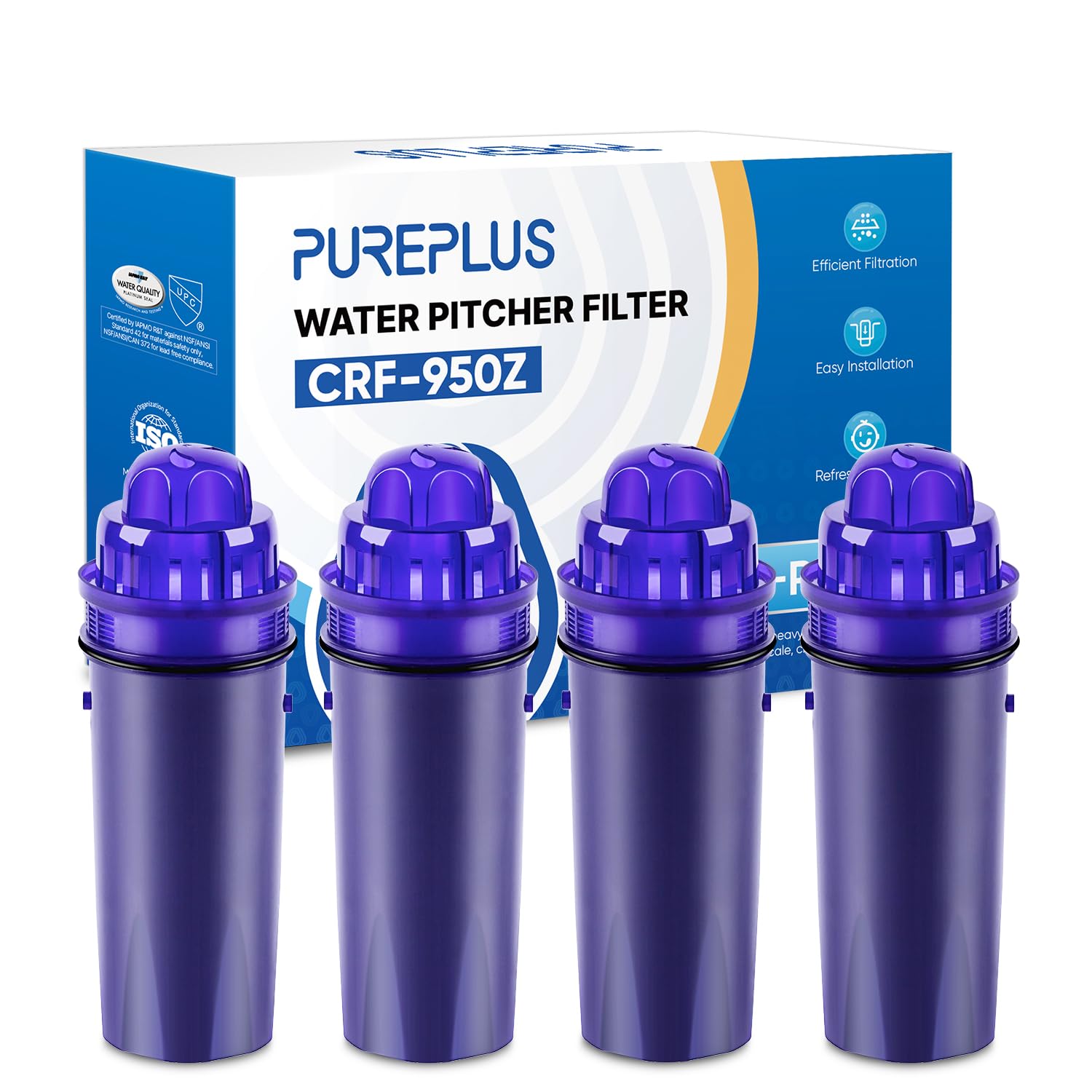 Amazon.com: PUREPLUS CRF950Z Pitcher Water Filter Replacement for