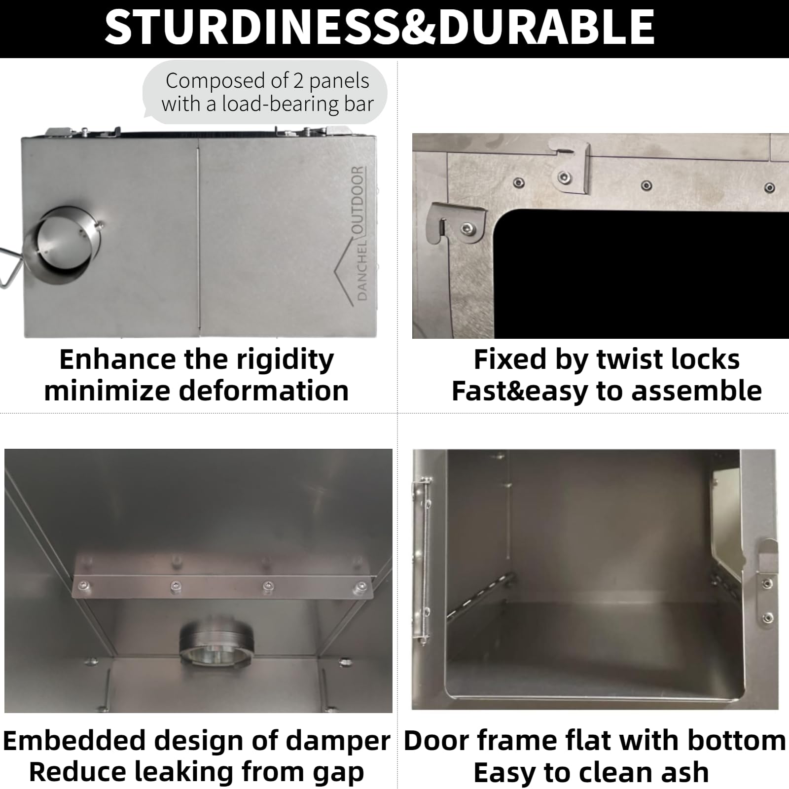Amazon.co.jp: DANCHEL OUTDOOR 小型 キャンプ 薪ストーブ : スポーツ