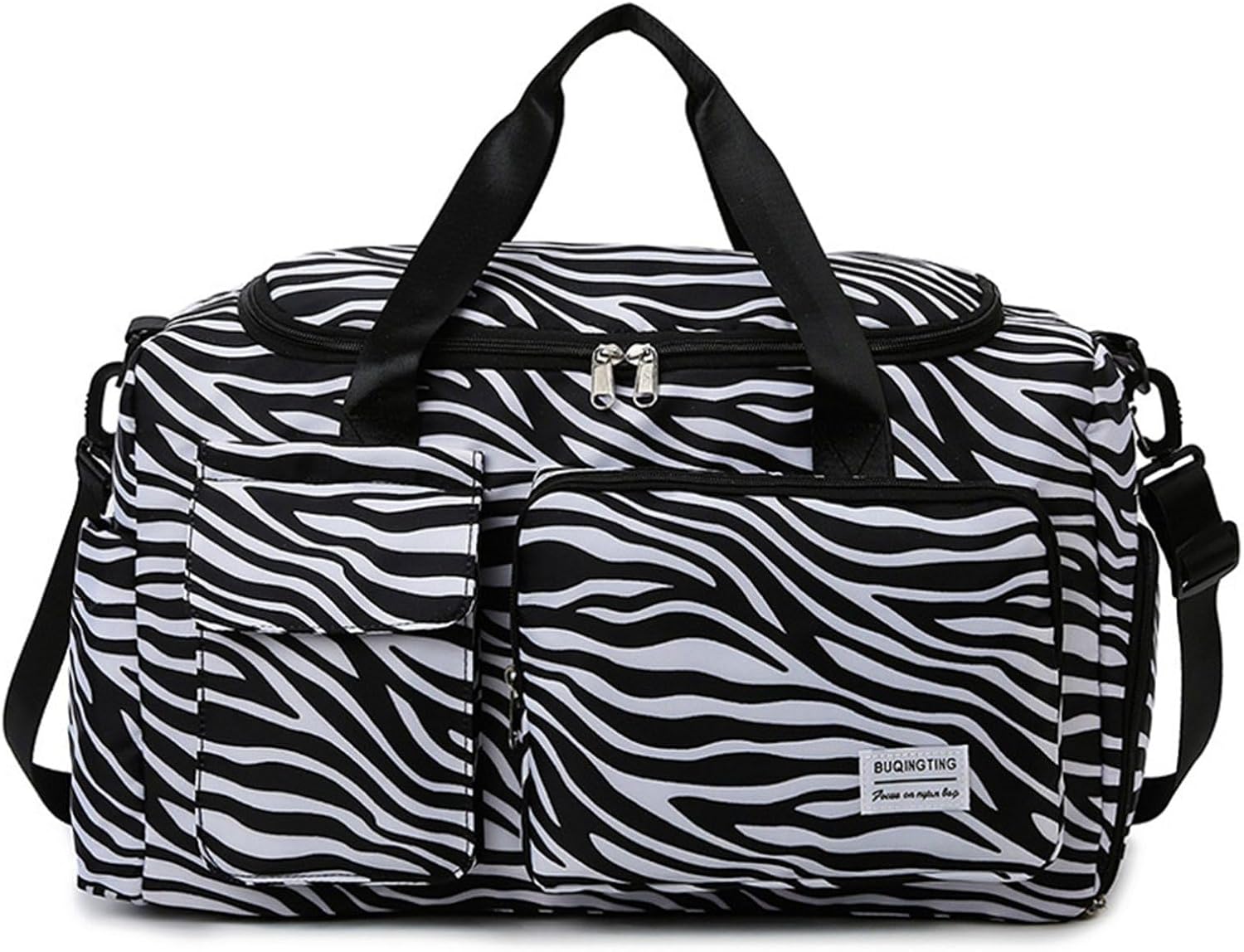 Amazon | トラブルカバン 3way 大容量 キャリーオンバッグ ヒョウ柄