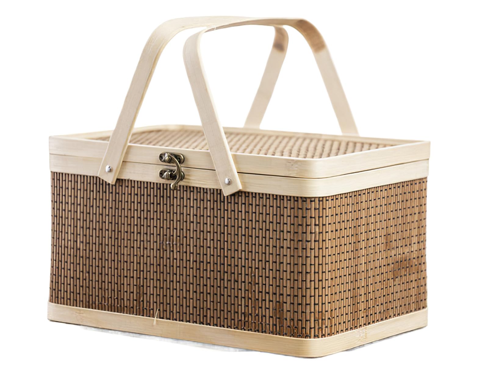 Amazon.co.jp: RYAKOIM 竹籠 竹かご 収納ケース 収納バスケット 収納