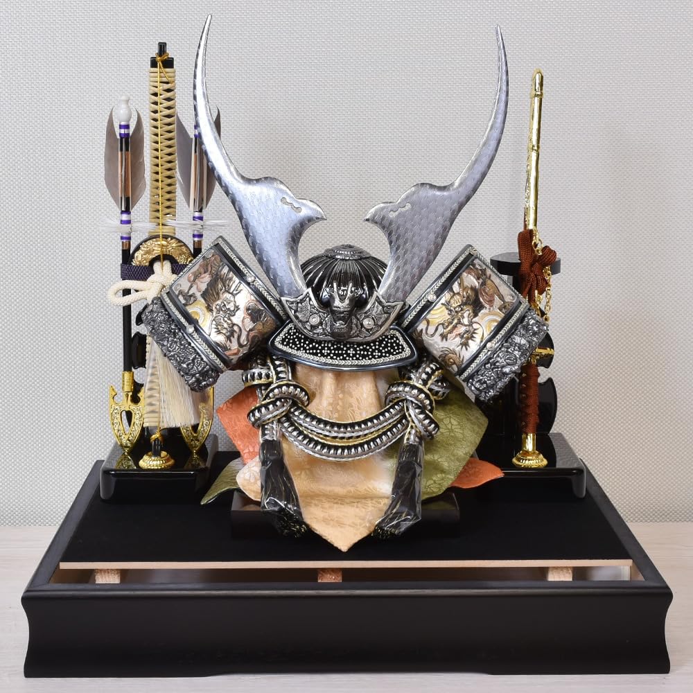 Amazon | 五月人形 コンパクト 兜 ケース入り 5月人形 ケース飾り ミニ