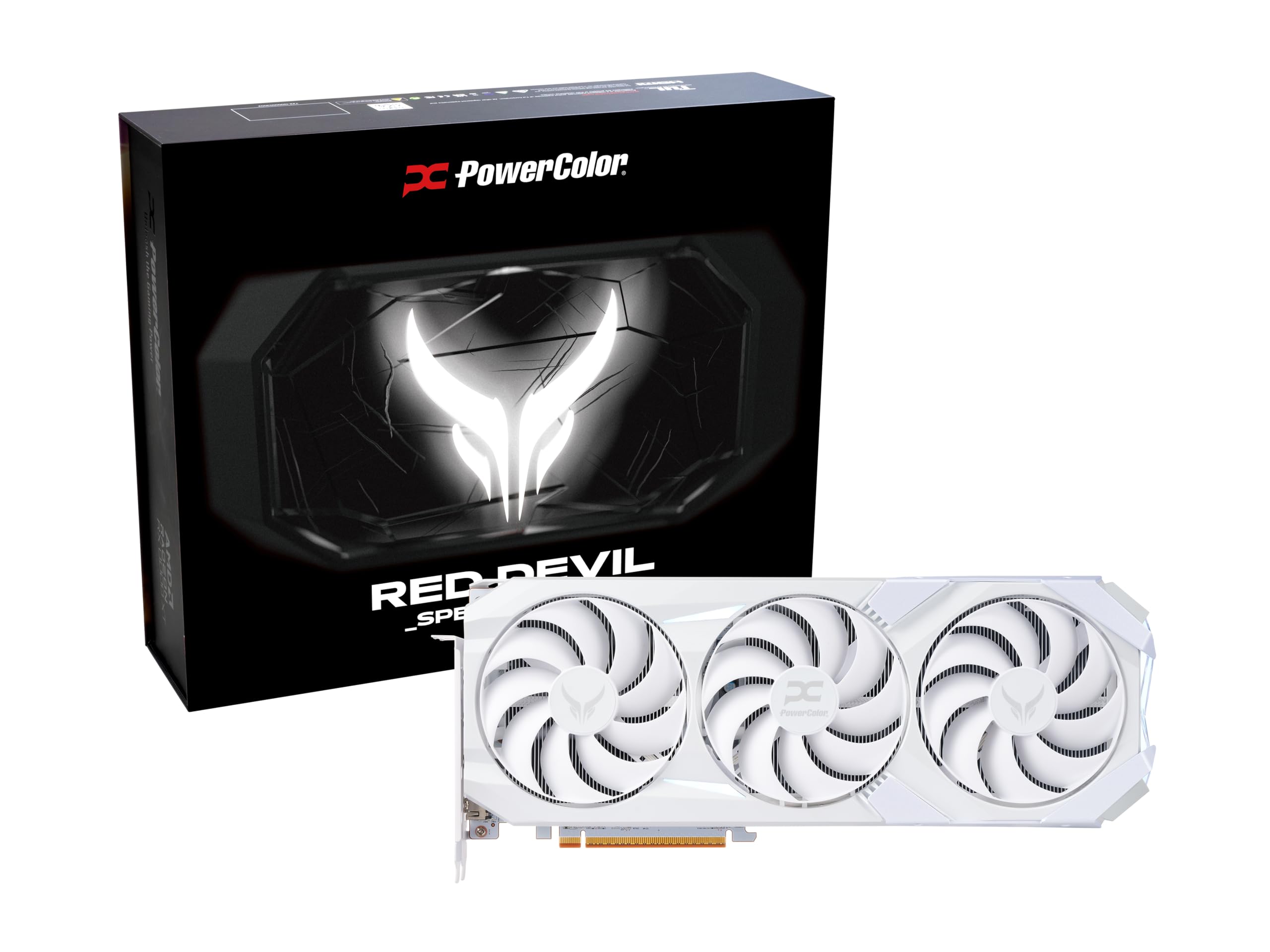 Amazon.com: PowerColor Red Devil Spectral White AMD Radeon RX 9070