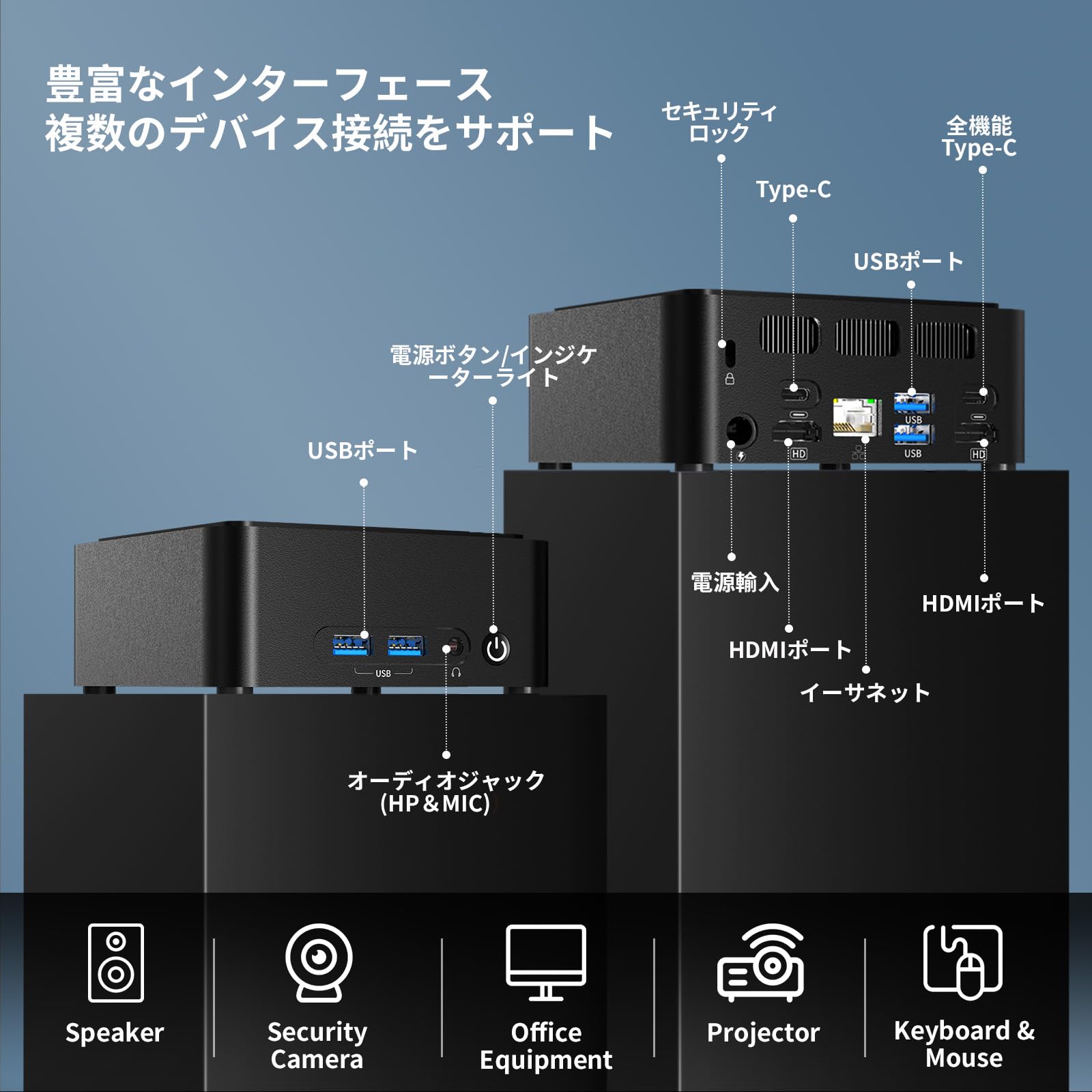 Amazon.co.jp: AIOEXPC ミニPC Windows11Pro 12GB LPDDR4+512GB SSD