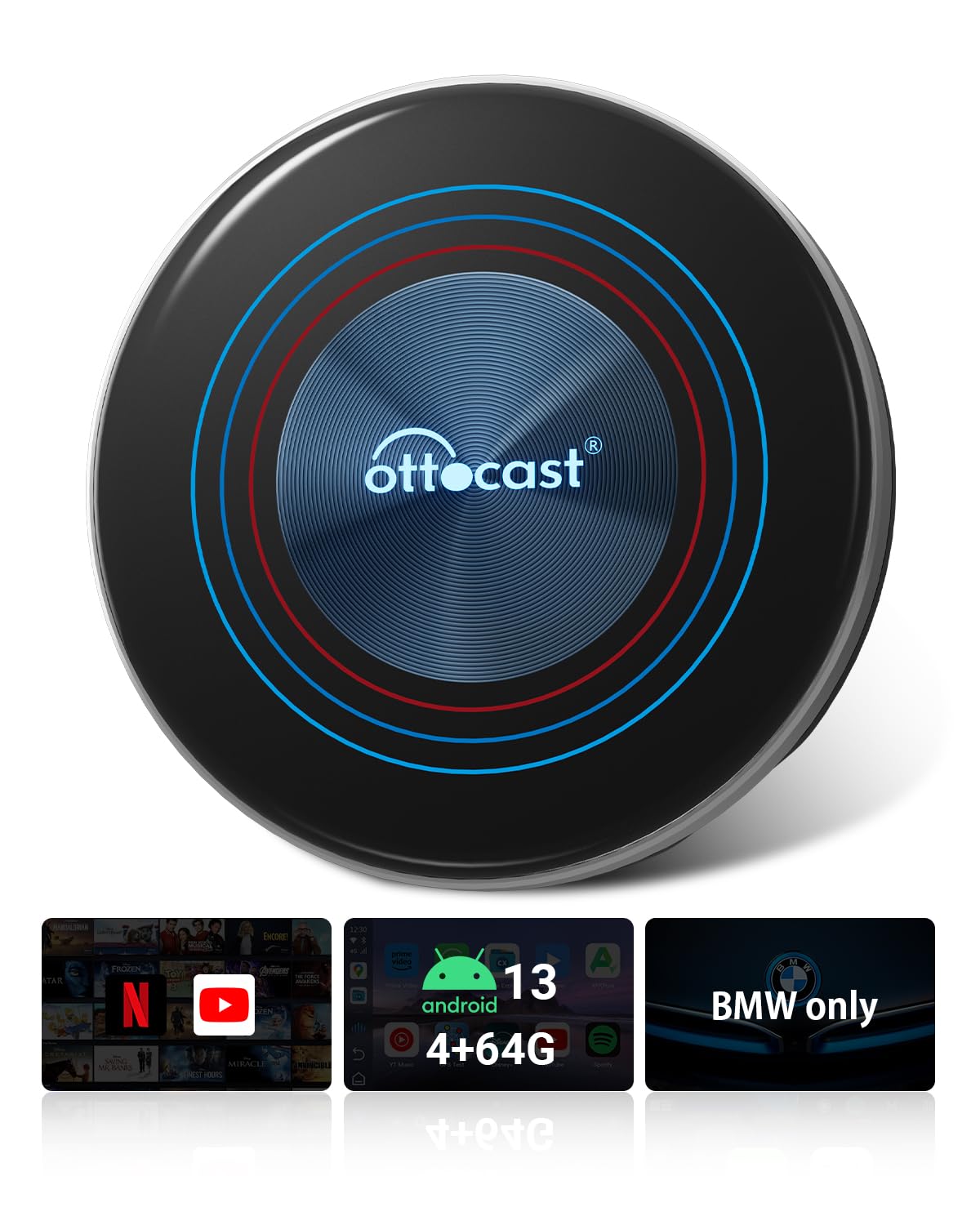 Amazon.com: OTTOCAST CarPlay AI Box for BMW I3-2024 Android 13