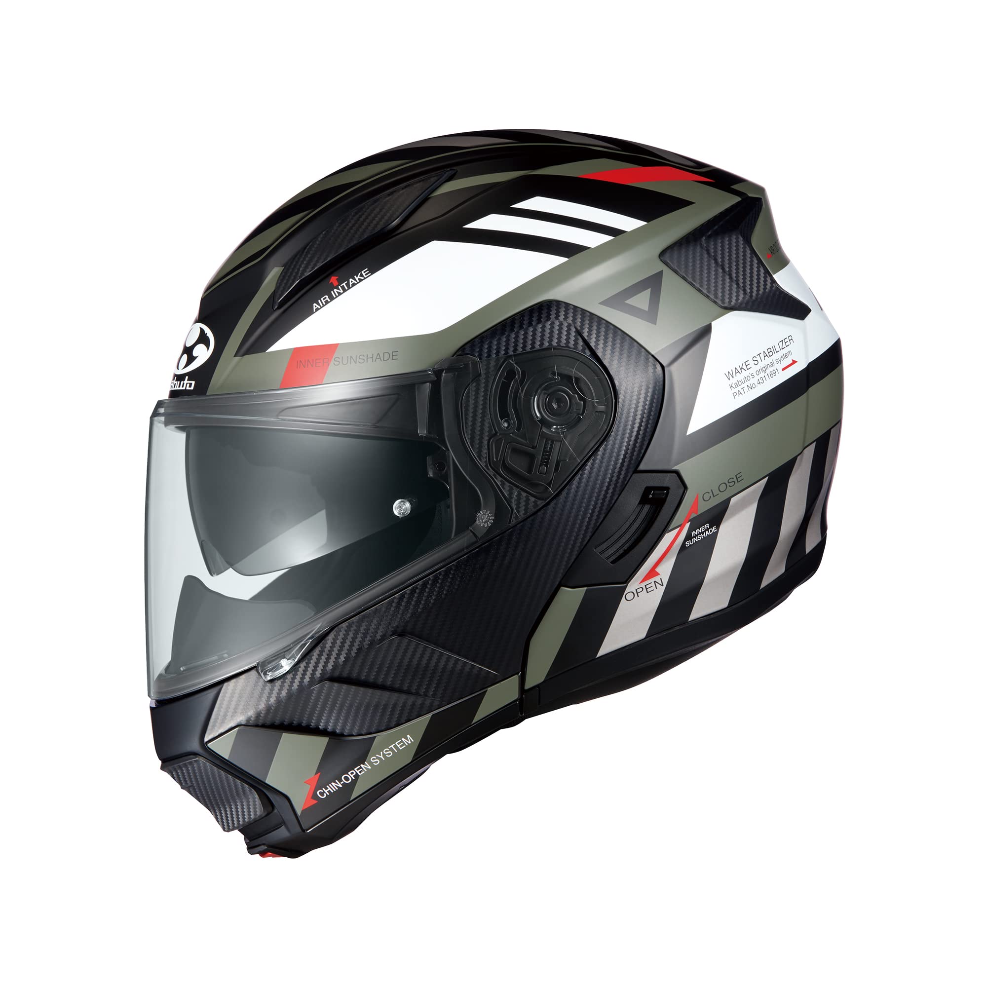 Amazon.co.jp: OGK KABUTO バイクヘルメット システム RYUKI ALERT