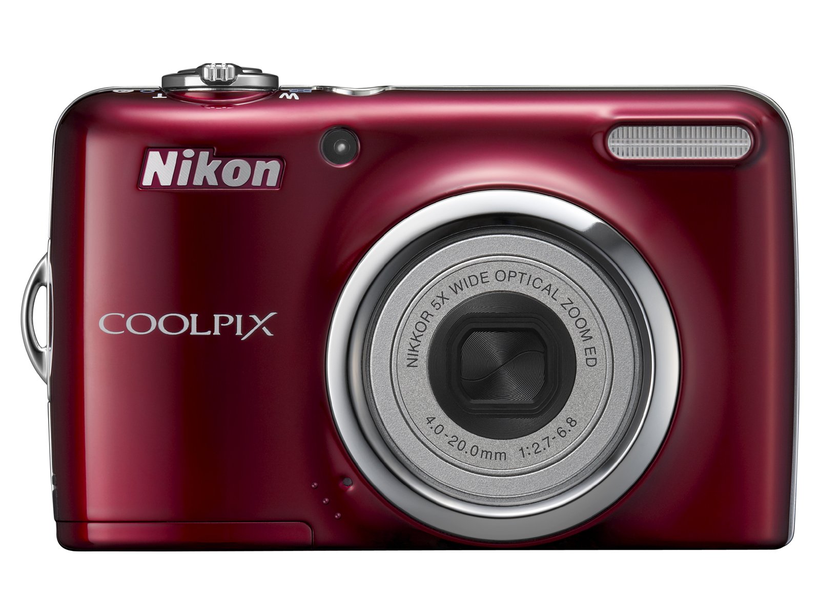 Amazon | NikonデジタルカメラCOOLPIX L23 レッド L23RD | コンパクト 通販