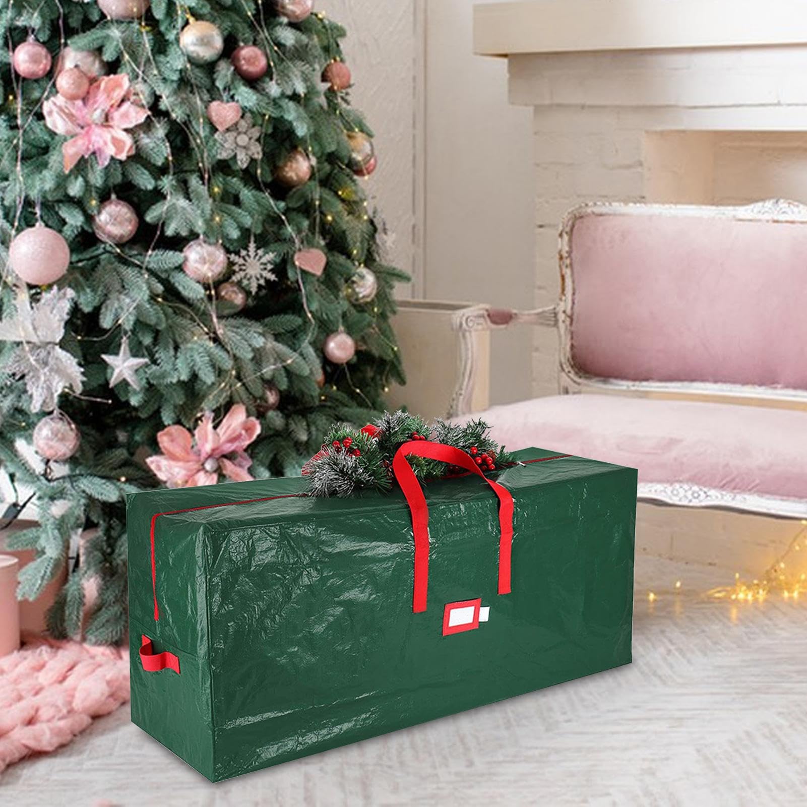 Amazon｜fanelod クリスマスツリー収納、クリスマス収納コンテナ