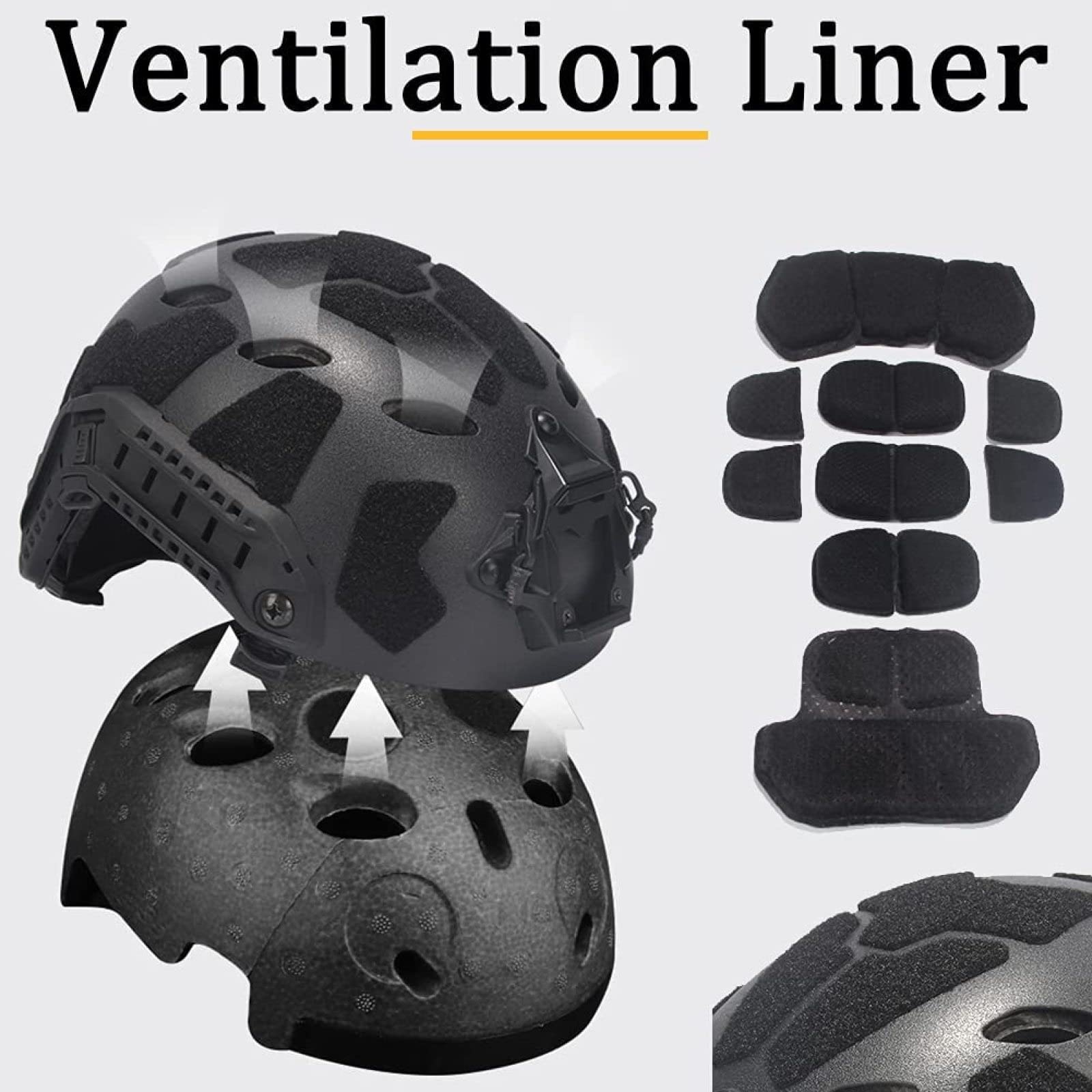 Amazon.co.jp: FASTタクティカルヘルメット、Airsoftタクティカル