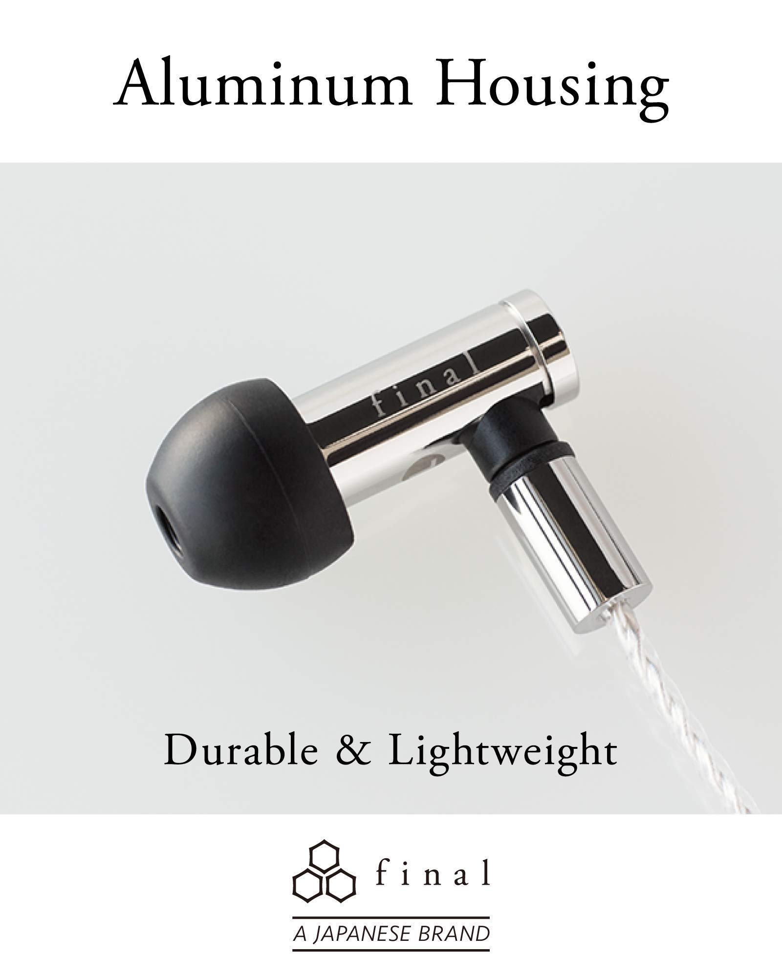 Amazon.co.jp: final E5000 カナル型イヤホン MMCX端子 リケーブル対応