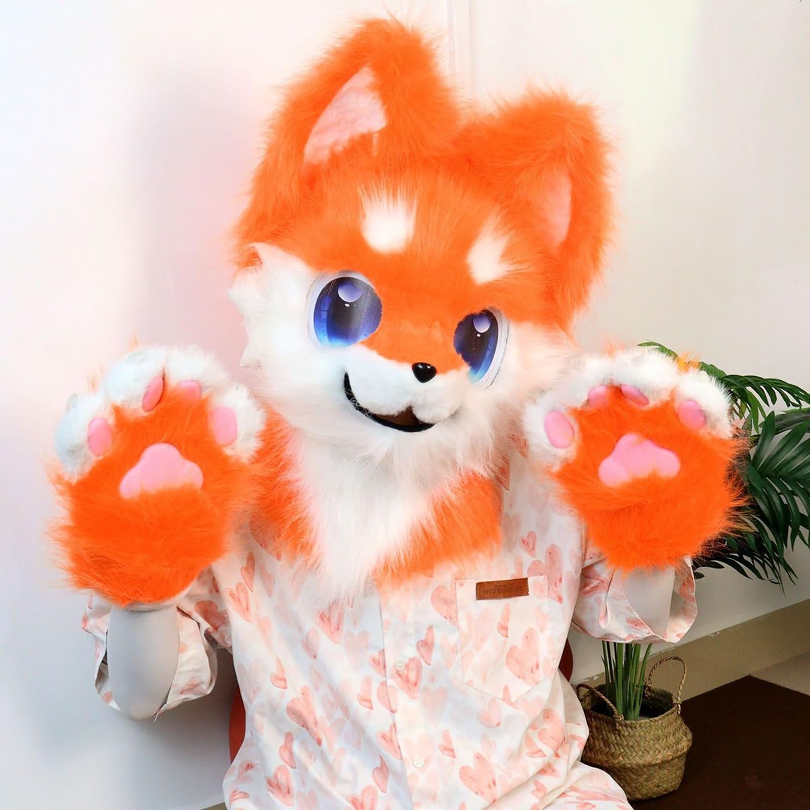 Amazon.com: WLYEZAU Fursuit Wolf/Dog Hood, Japanese Furry Animal