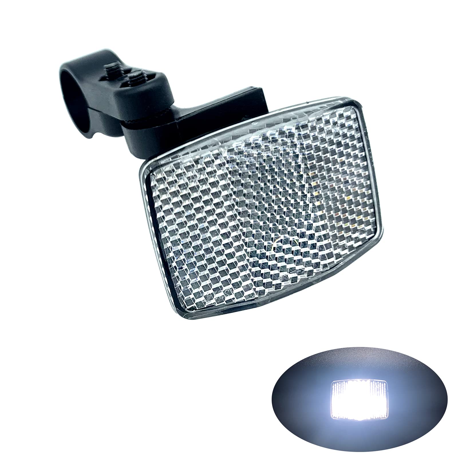 Amazon.co.jp: 自転車 リフレクター 反射板 ハンドル用 フロント 高