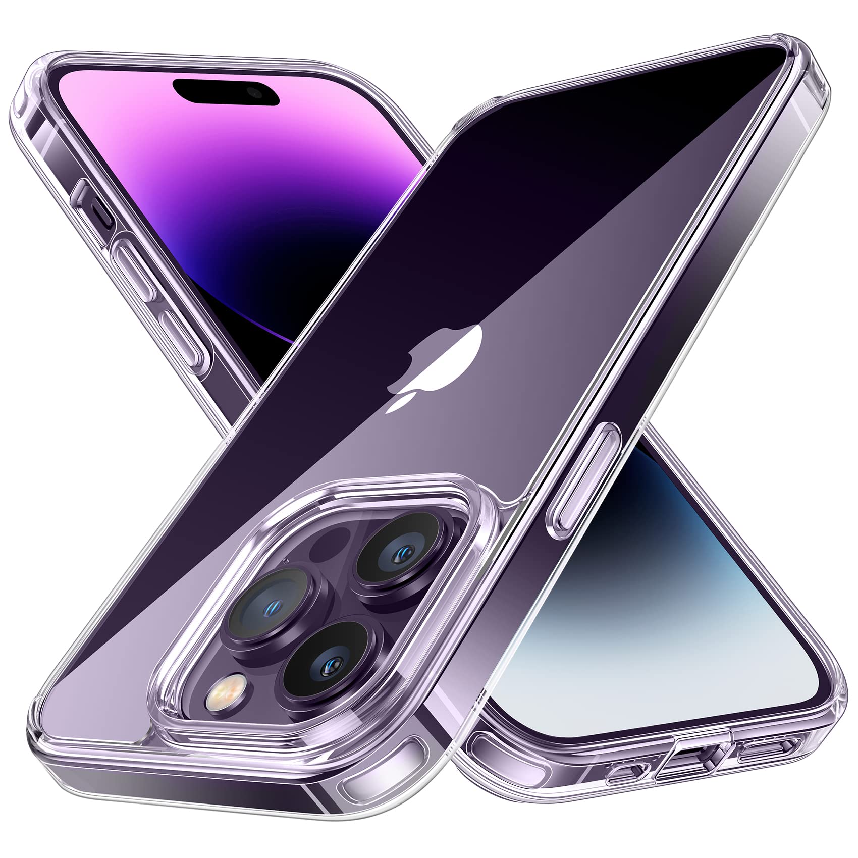 Amazon.co.jp: NIMASO クリアケース iPhone 14 Pro 用 米軍MIL規格 PC