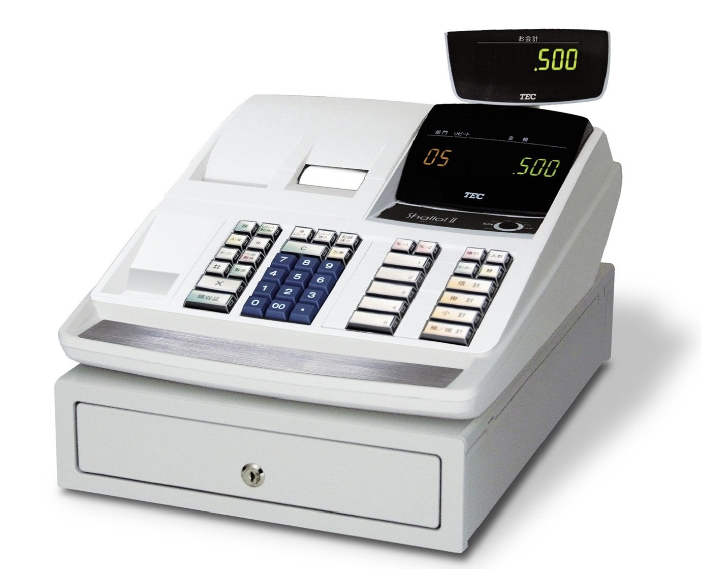 Amazon | 東芝テック 電子レジスター 5部門 MA-500-5-R 白