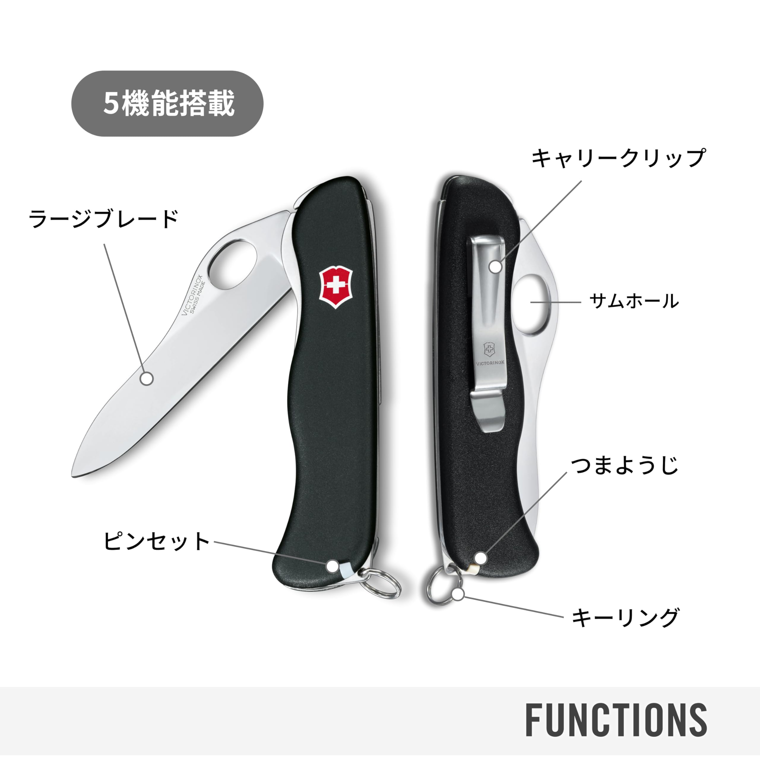 Amazon | VICTORINOX(ビクトリノックス) センチネルクリップ