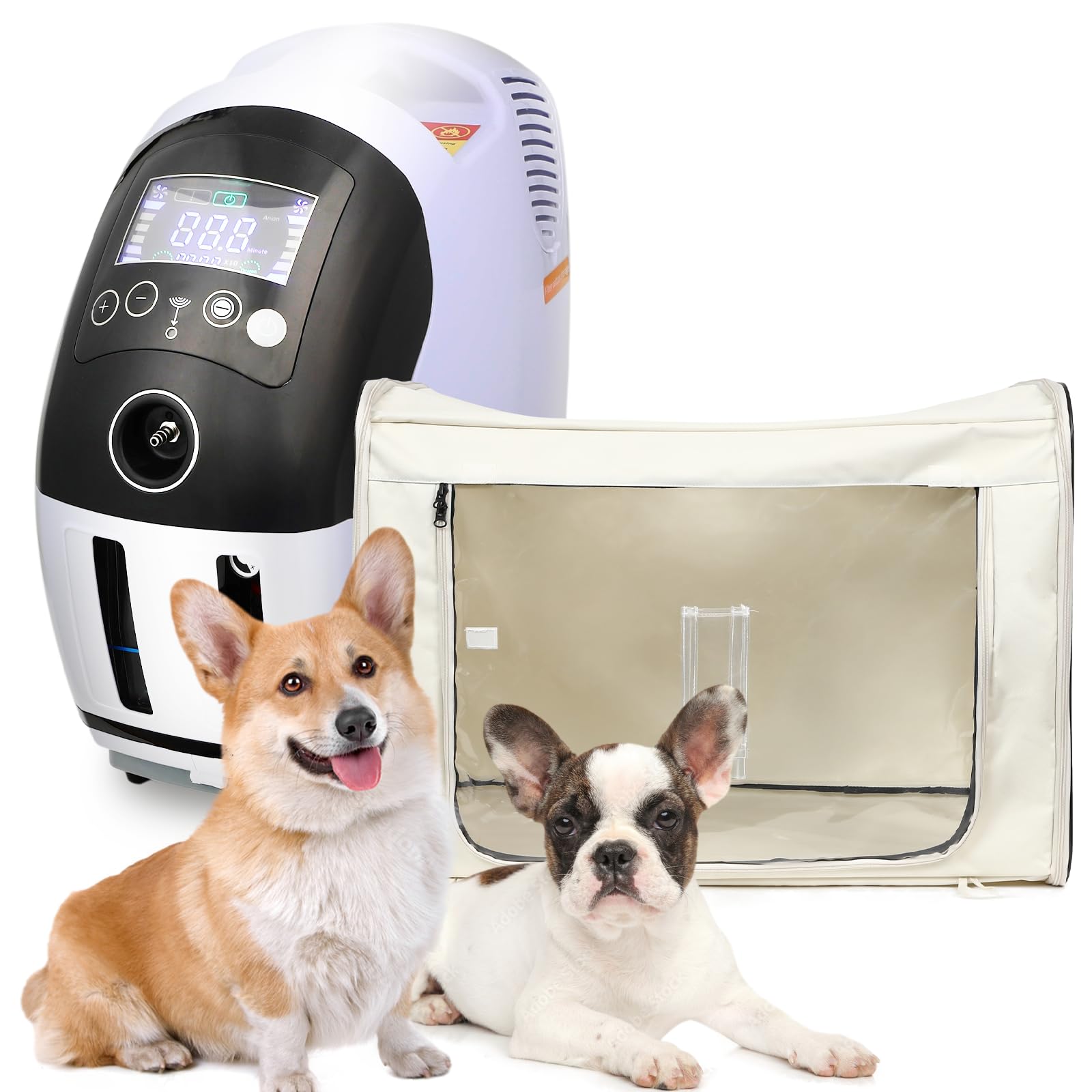 Amazon | 【獣医師監修】 中型犬・猫対応 プレミアム 酸素発生器