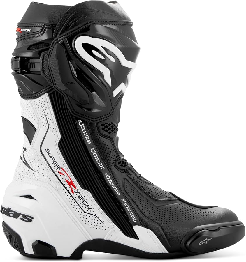 Amazon.co.jp: [アルパインスターズ] バイクブーツ ブラック/ホワイト