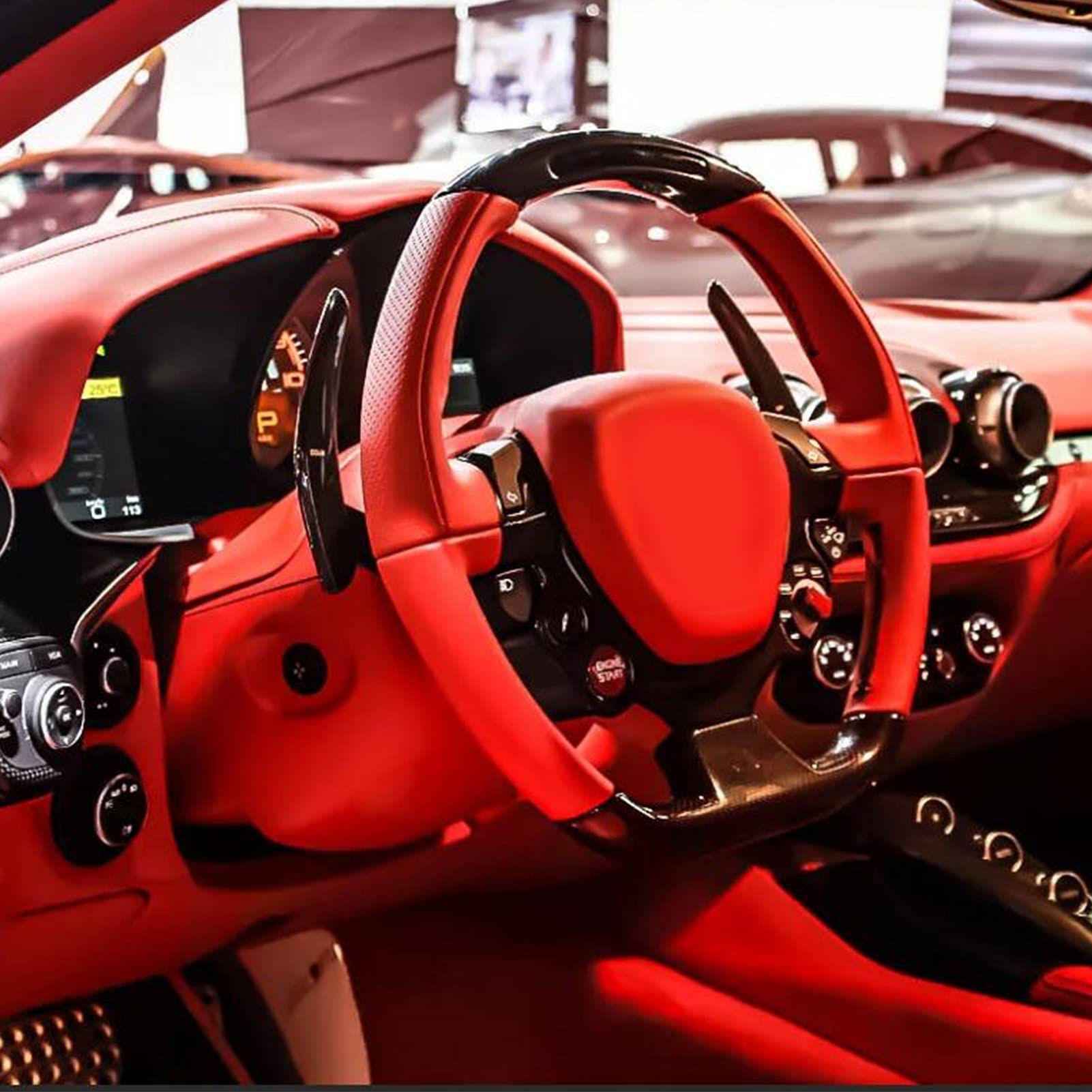 フェラーリ 純正パドルシフト カーボンパドルシフト 箱付 汎用パーツ