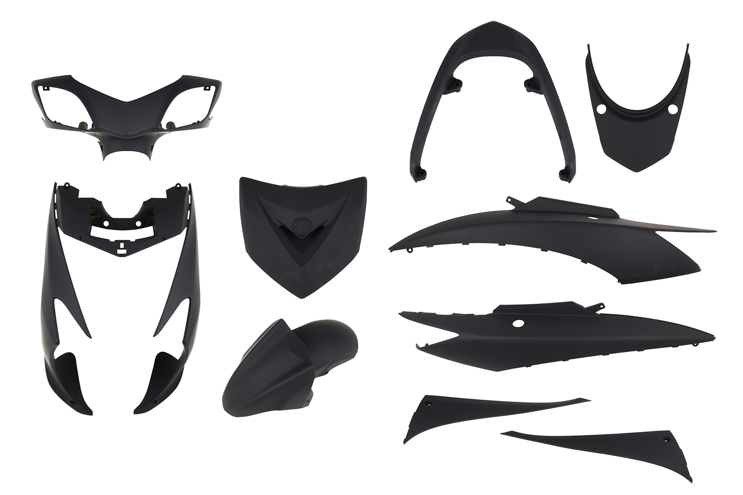 Amazon | バイクパーツセンター 外装セット 10点セット マットブラック