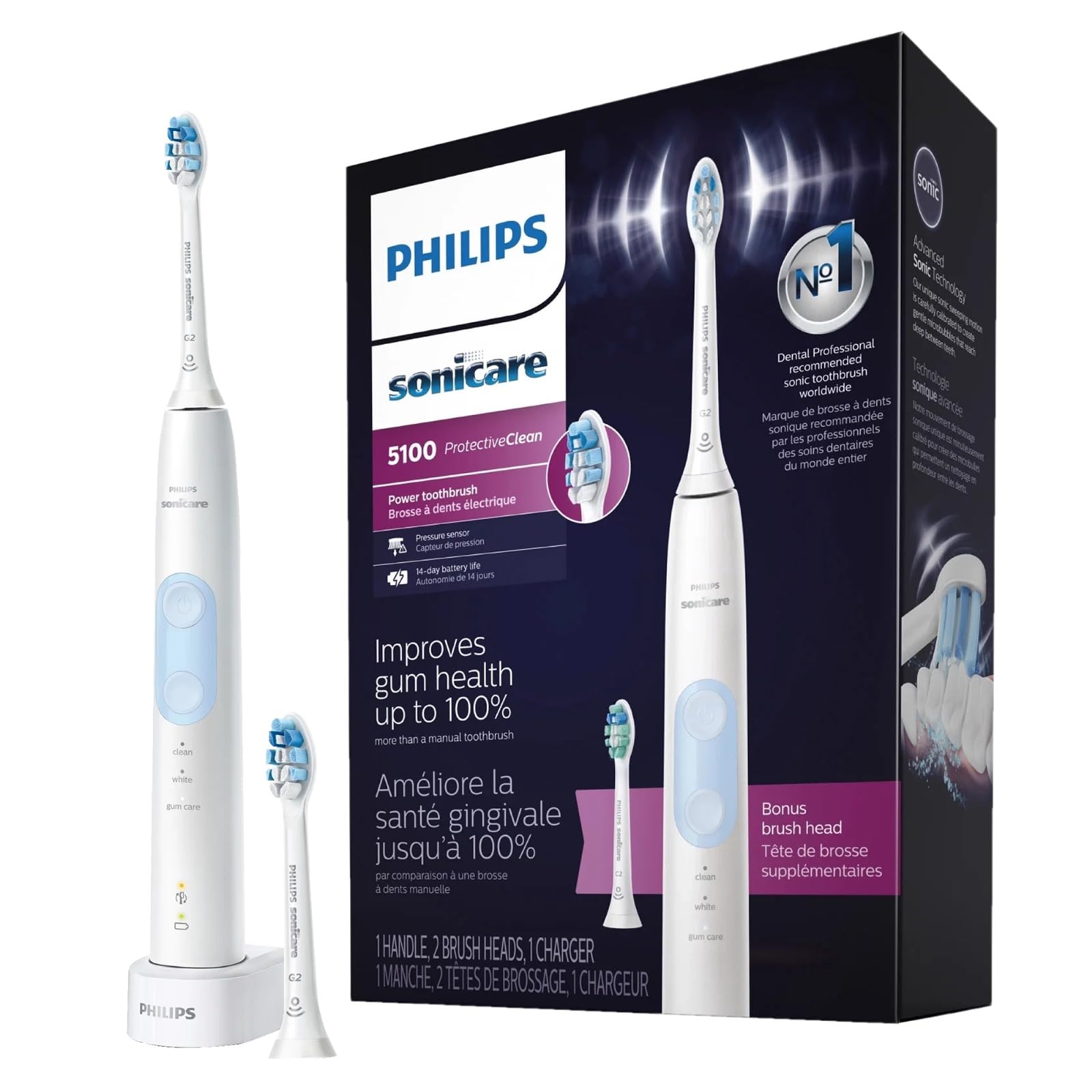 Amazon.com: Philips Sonicare ProtectiveClean Electric Toothbrush